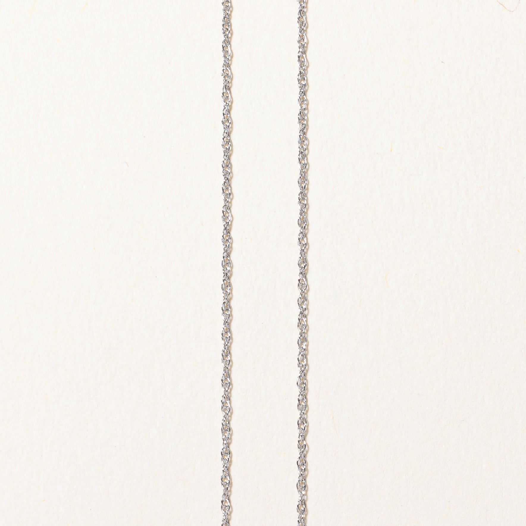 Synthetic Ruby & Colourless Sapphire Pendant Necklace | 0.35ctw, 0.25ctw | 18" |