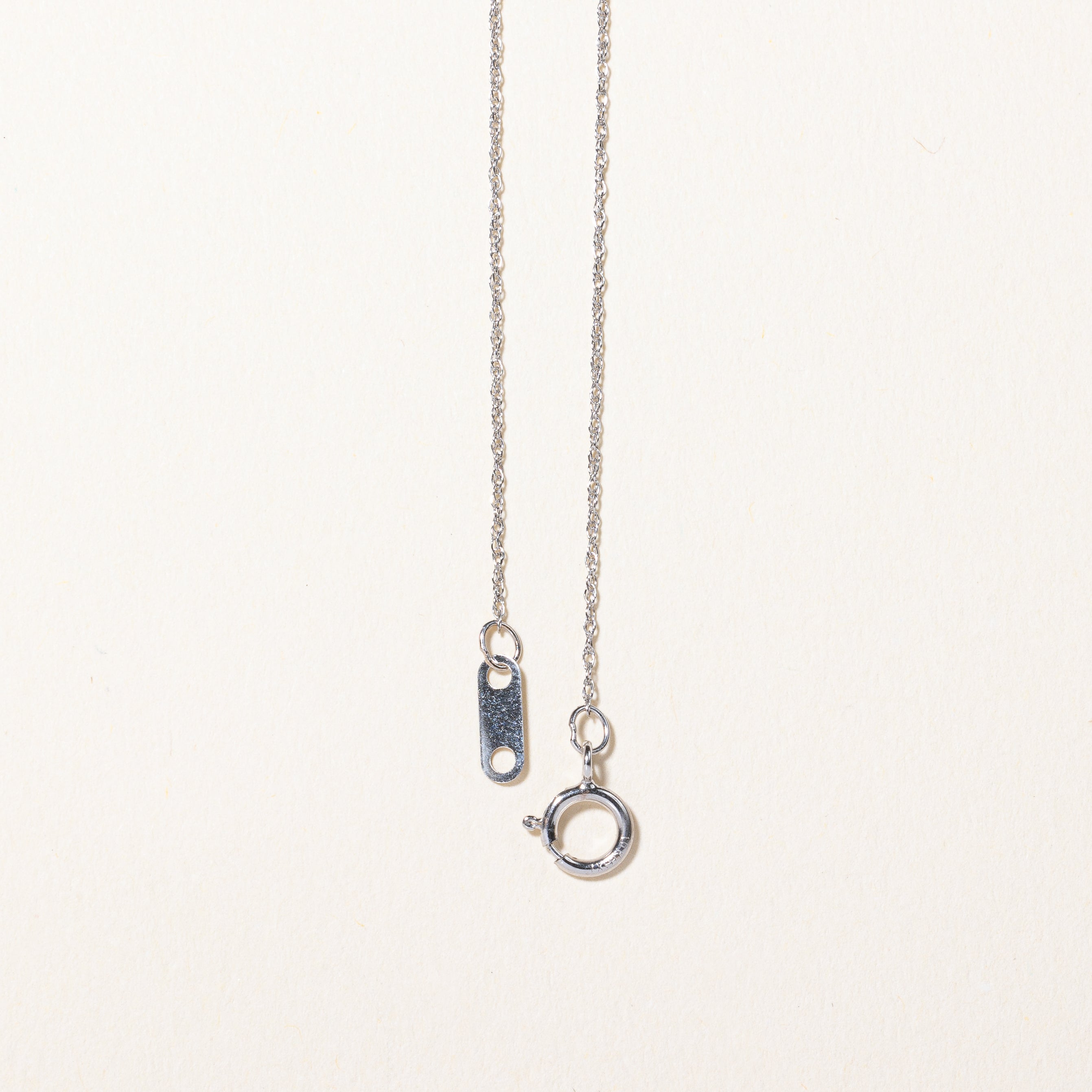 Synthetic Ruby & Colourless Sapphire Pendant Necklace | 0.35ctw, 0.25ctw | 18" |