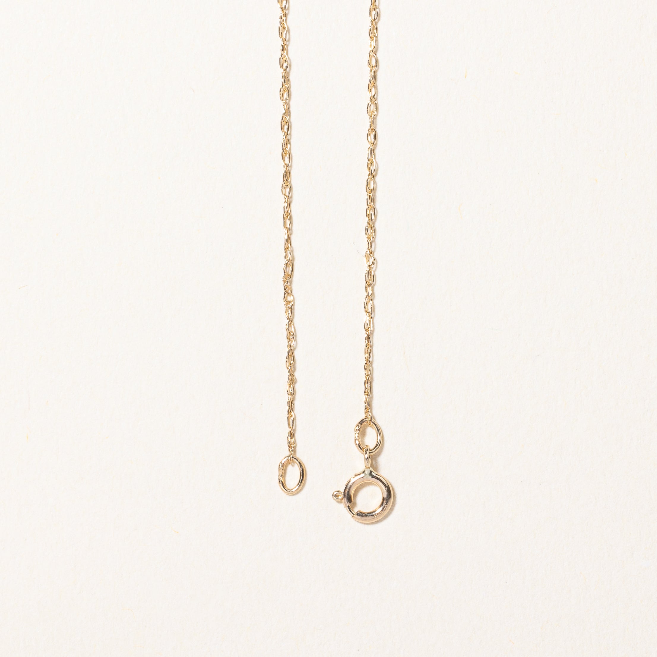 Sapphire & Diamond Pendant Necklace | 0.75ctw, 0.024ctw | 18" |