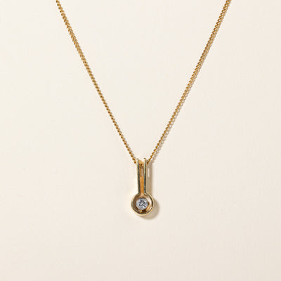 Diamond Drop Necklace | 0.08ct | 16