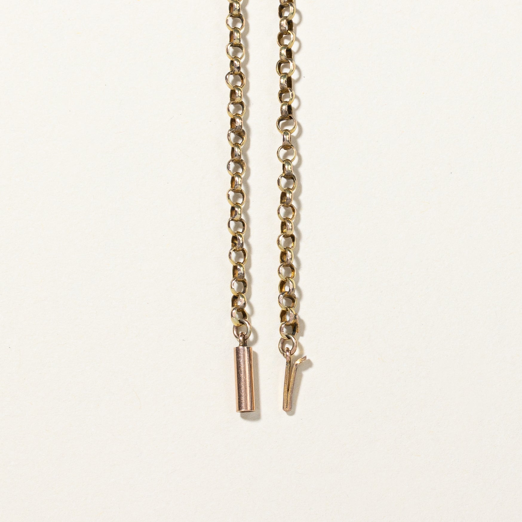 Antique Seed Pearl Pendant & Brooch Necklace | 18" |