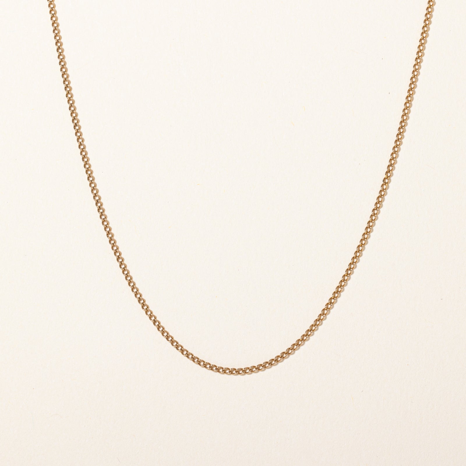 10k Yellow Gold Cuban Link Chain | 16" |