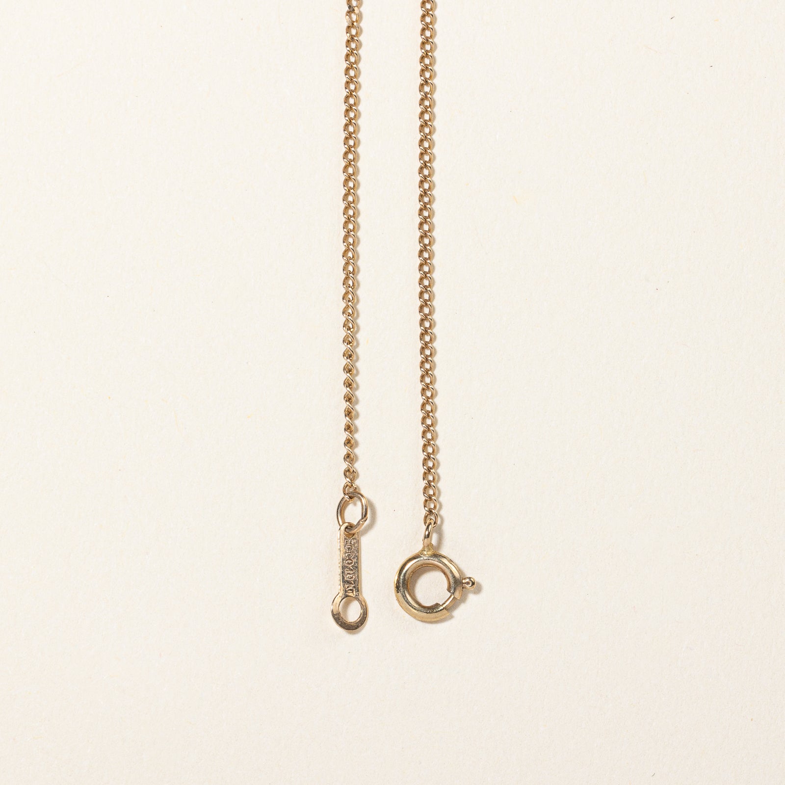 10k Yellow Gold Cuban Link Chain | 16" |