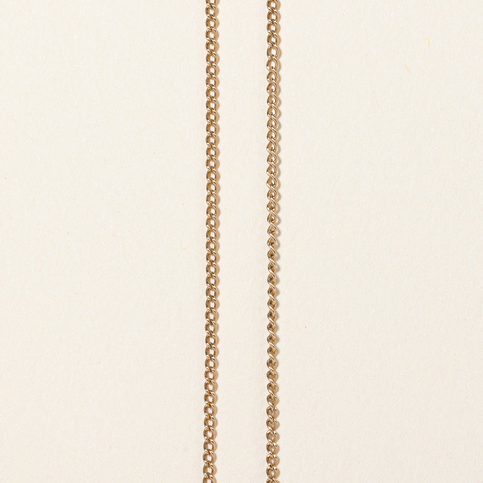 10k Yellow Gold Cuban Link Chain | 16" |