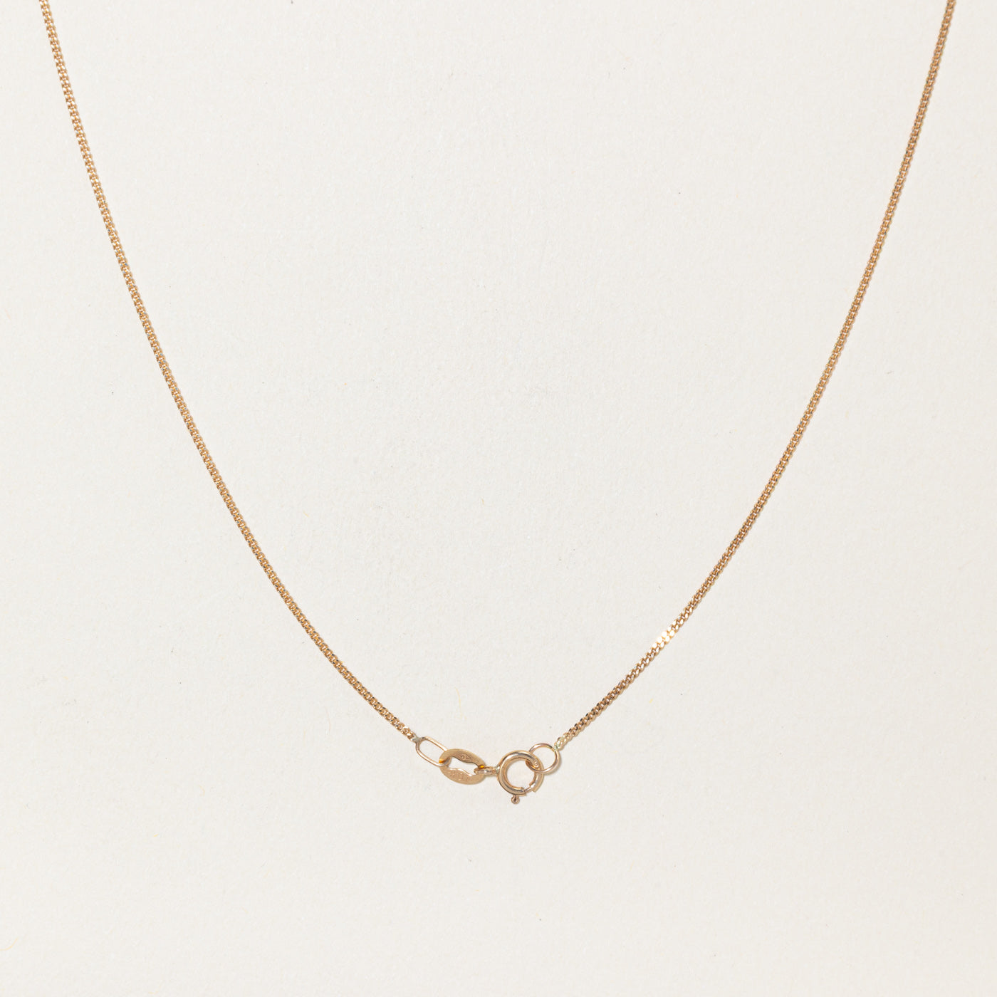 Collier pendentif panthère en or bicolore 10 carats | 45,7 cm
