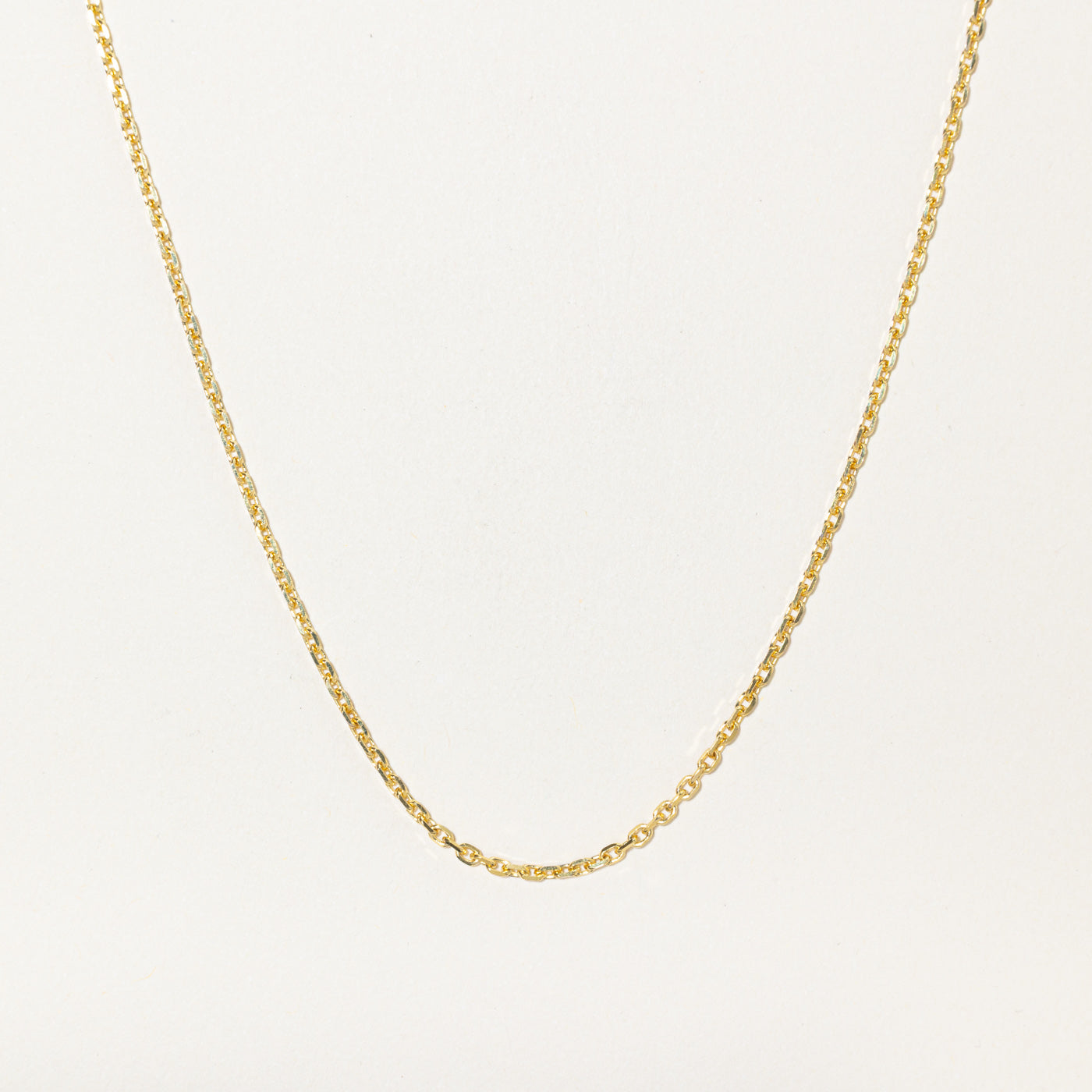 10k Yellow Gold Cable Link Chain | 23"