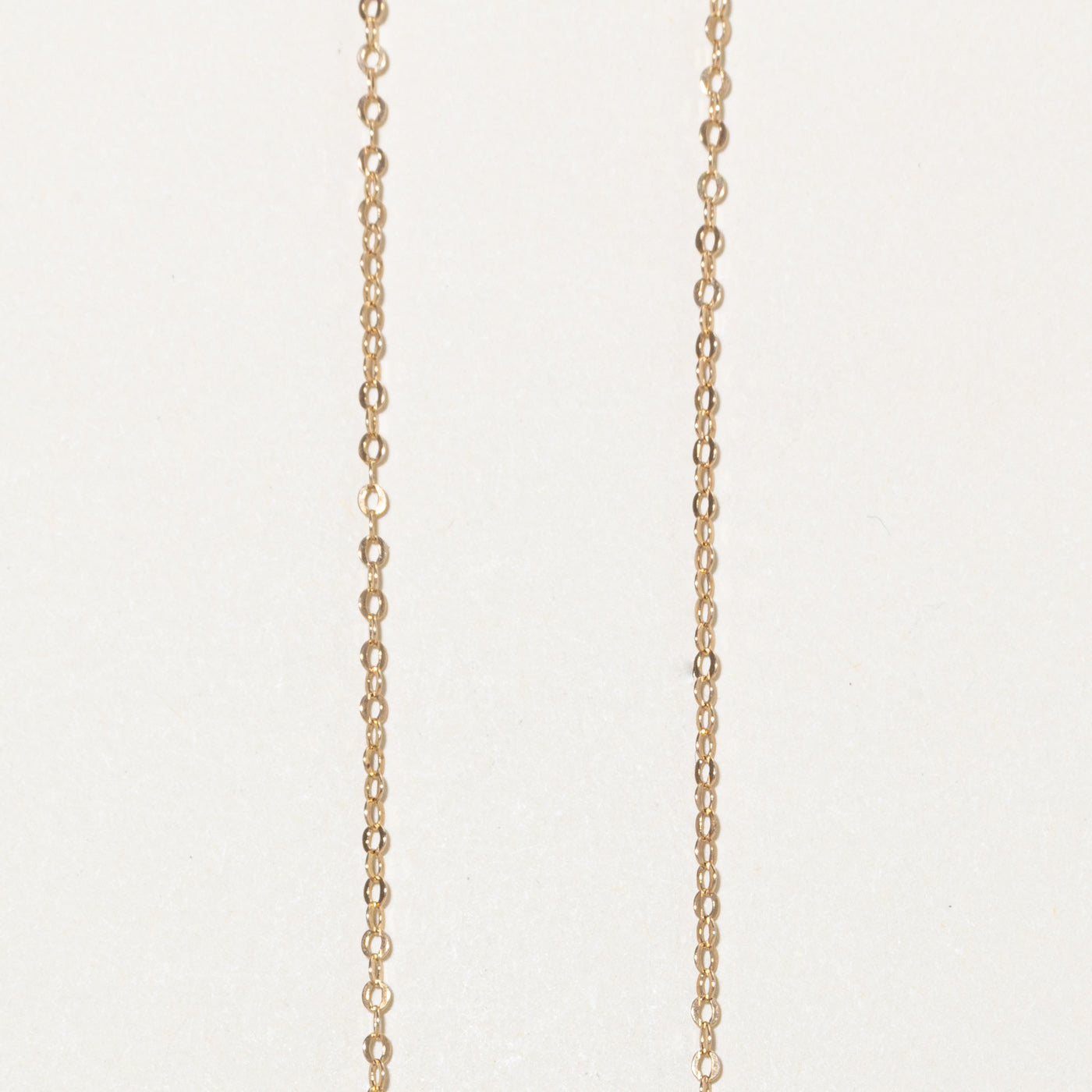 10k Yellow Gold Cable Link Chain | 18"