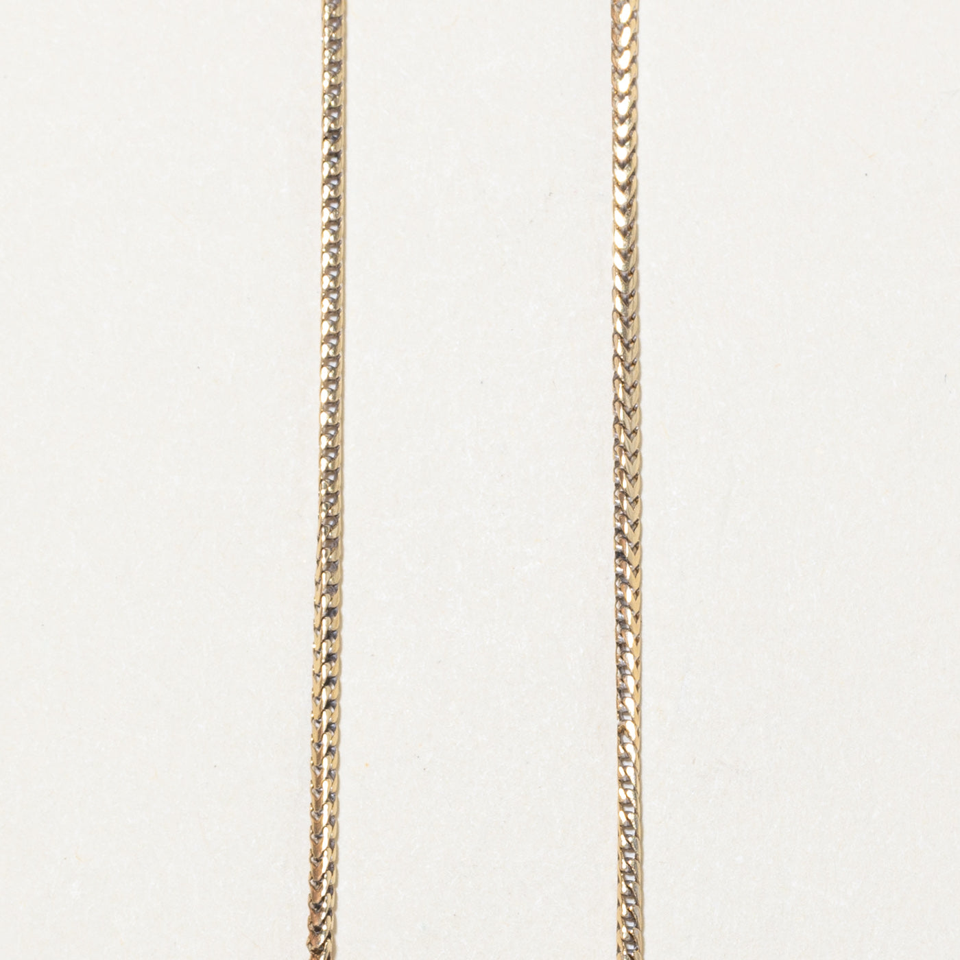 10k Yellow Gold Foxtail Chain | 16"