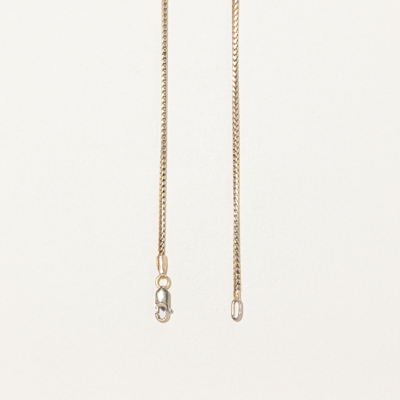 10k Yellow Gold Foxtail Chain | 16"
