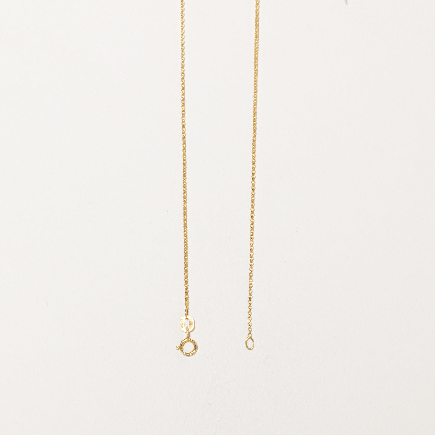 14k Yellow Gold Triangle Lariat Necklace | 20"