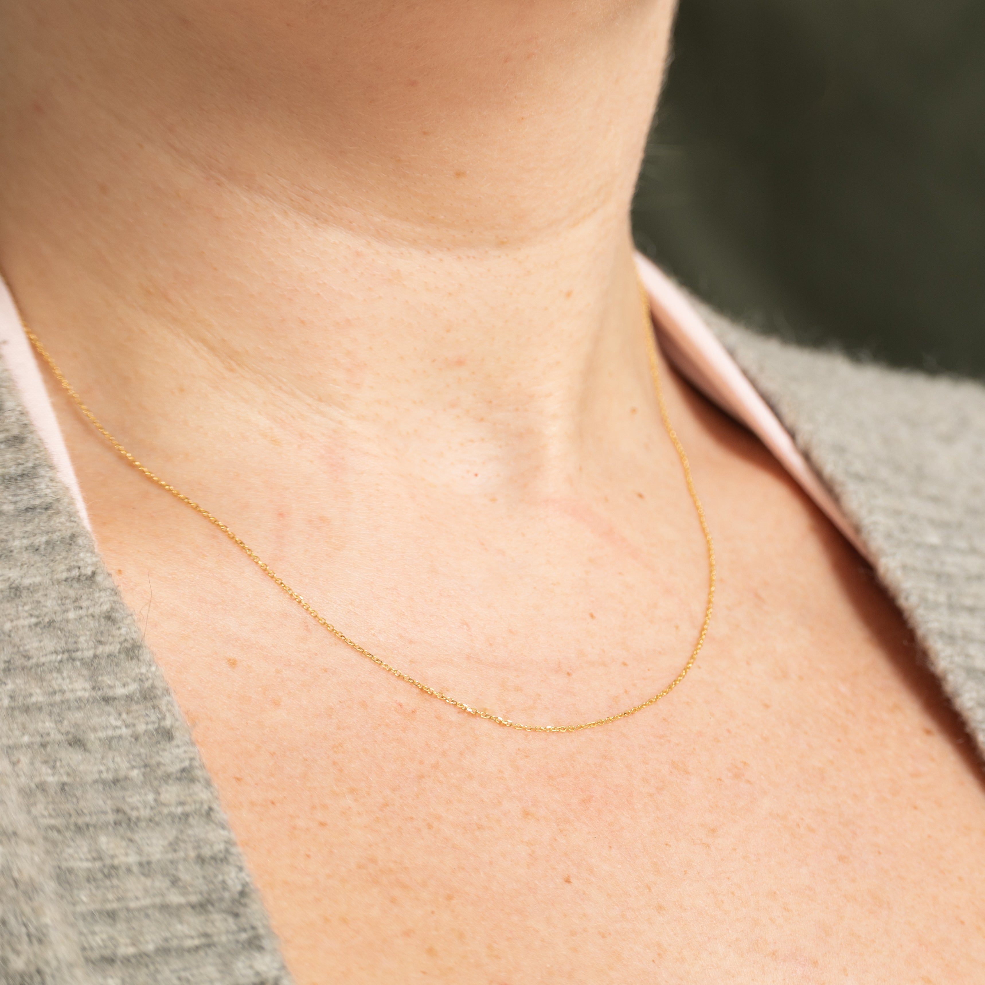 100 Ways' 14k Yellow Gold Cable Link Chain | SZ 6.75