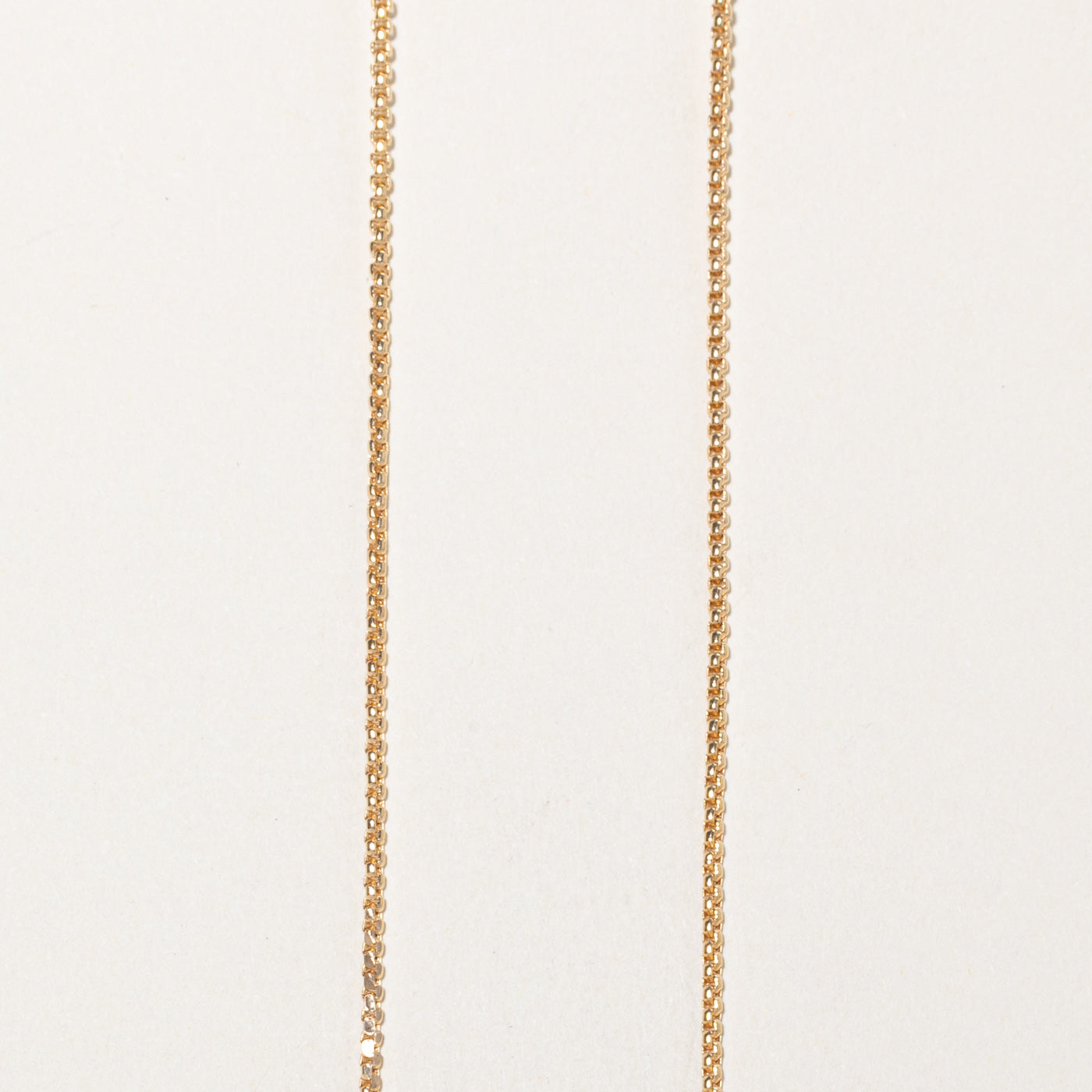 14k Yellow Gold Box Link Chain | 20"