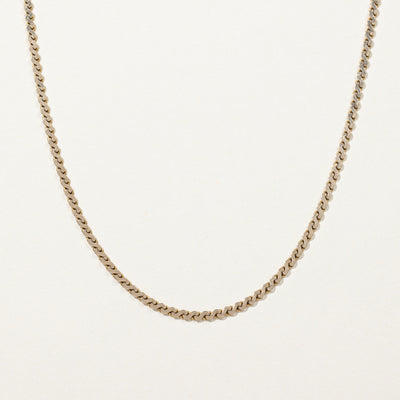 10k Yellow Gold S Link Chain | 22