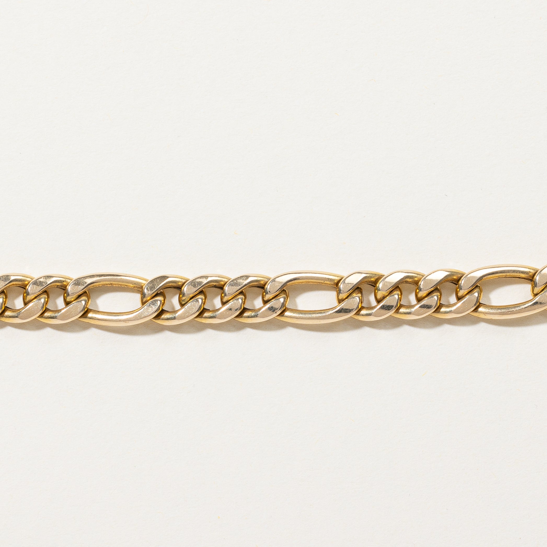 Chaîne Figaro en or jaune 14 carats | 20" | 
