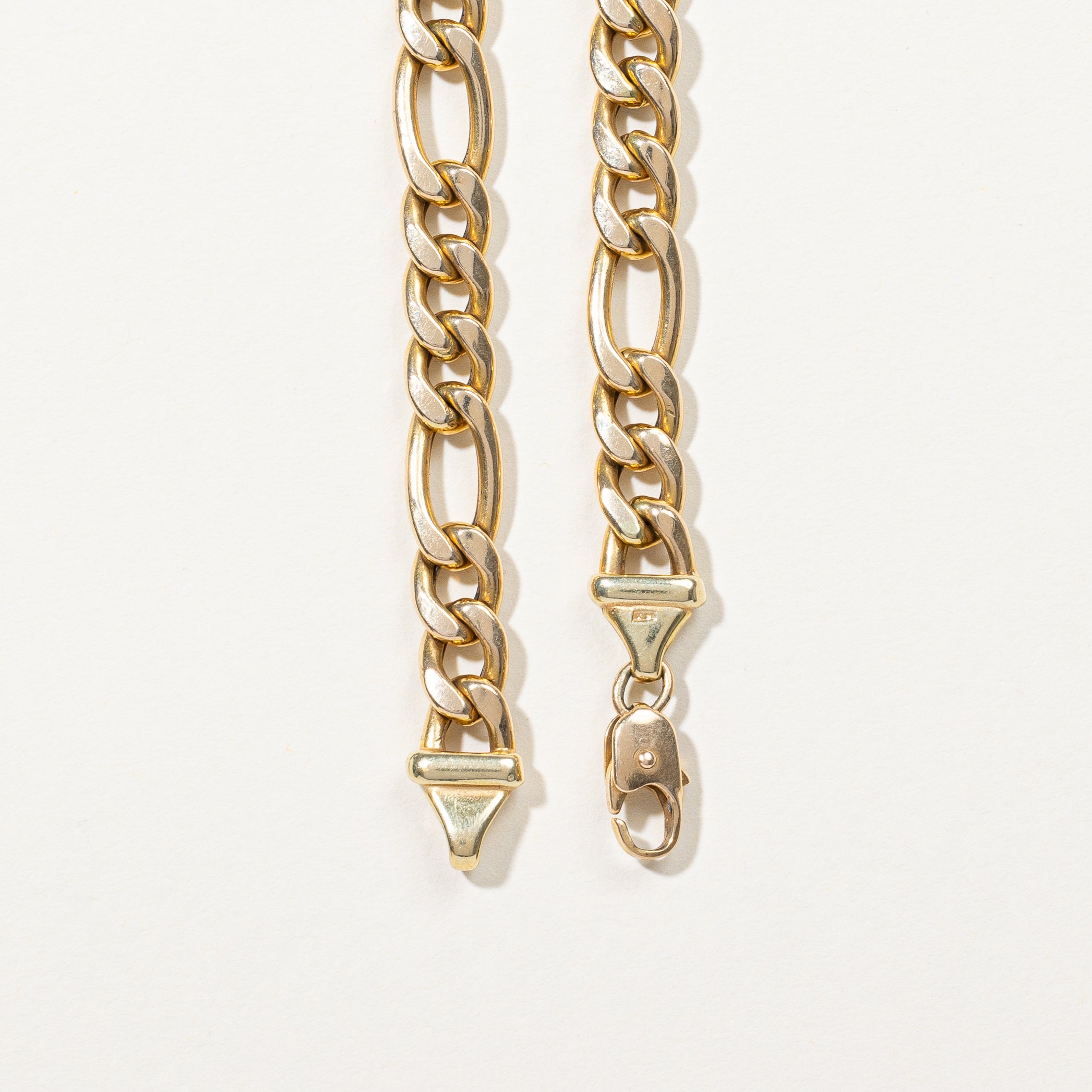 Chaîne Figaro en or jaune 14 carats | 20" | 