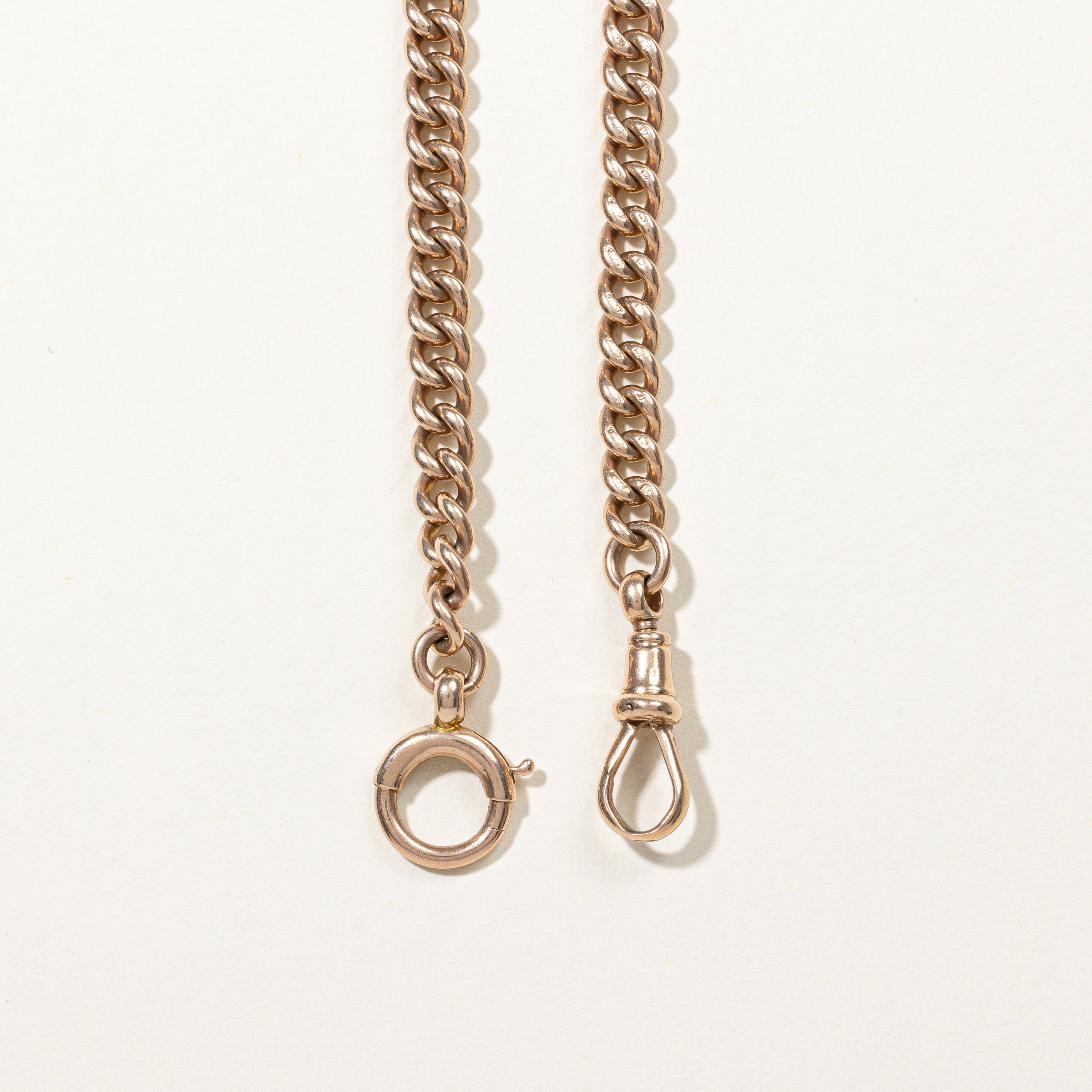 9k Yellow Gold Watch Chain | 15" |