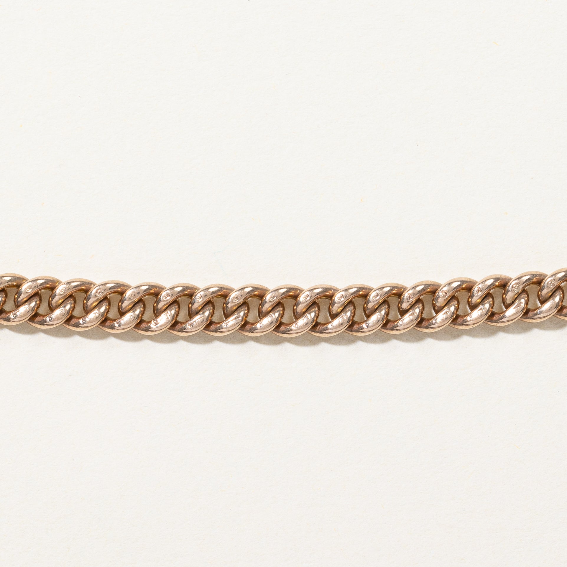 9k Yellow Gold Watch Chain | 15" |