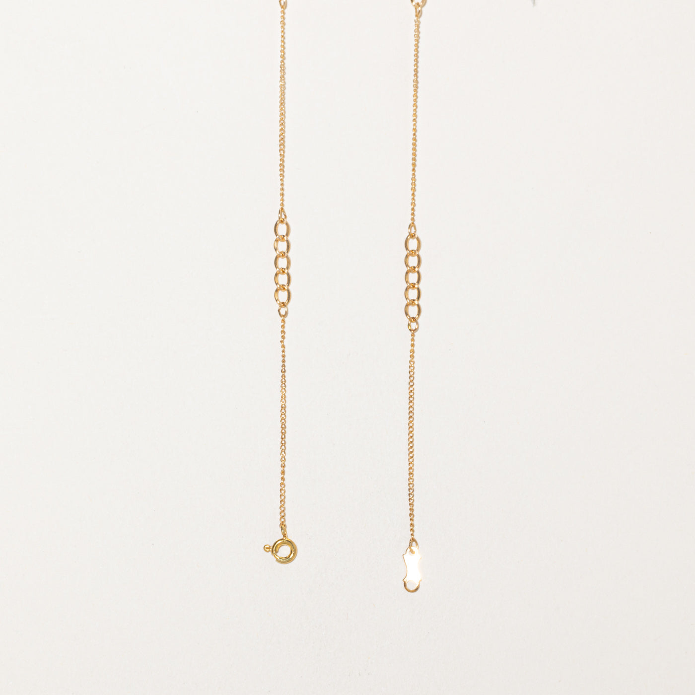 14k Yellow Gold Mixed Width Curb Link Chain | 15"