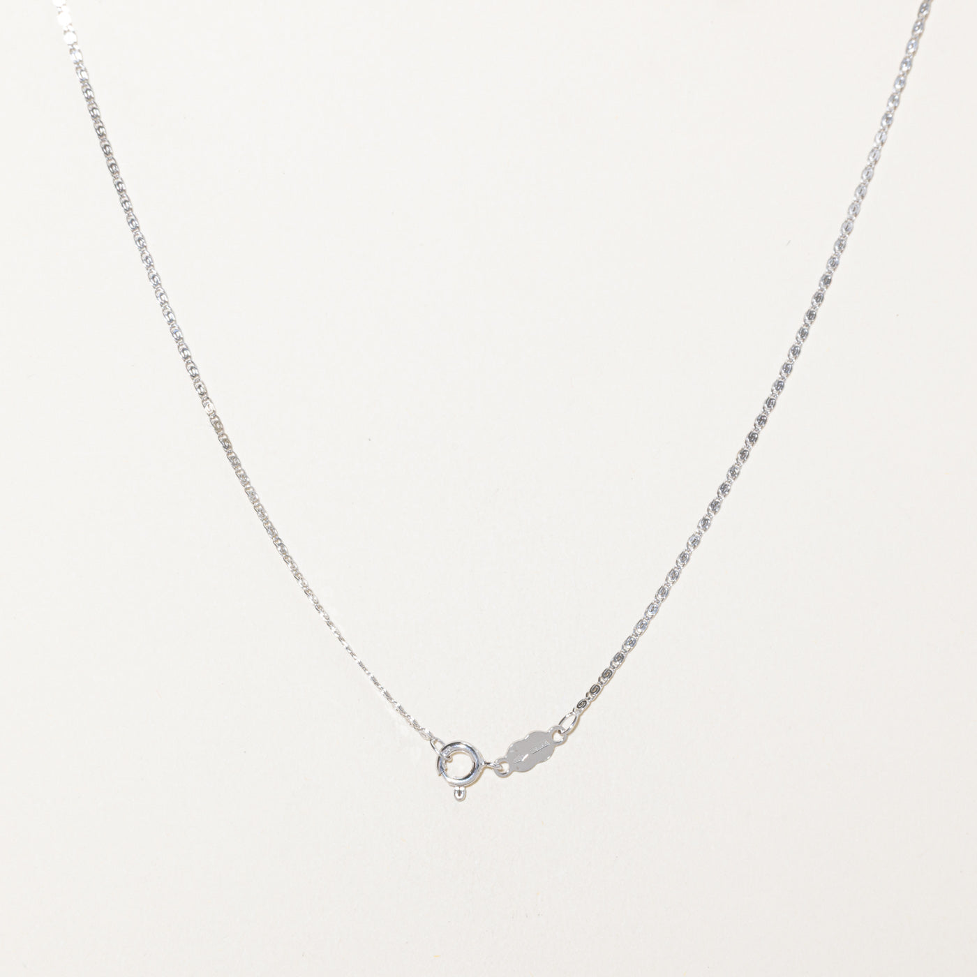 'Unoaerre' 14k White Gold Scroll Chain | 1.5mm | 18"