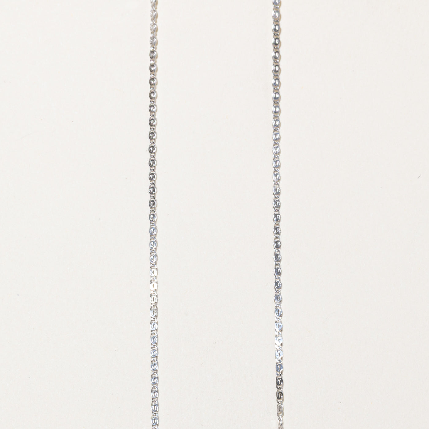 'Unoaerre' 14k White Gold Scroll Chain | 1.5mm | 18"