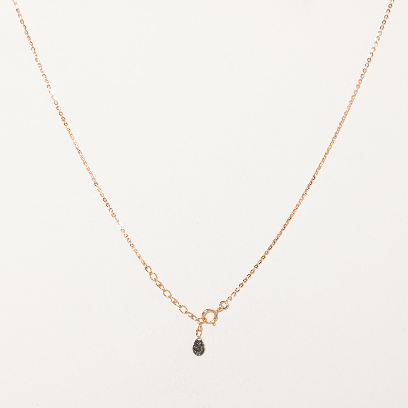 18k Rose Gold Cloverleaf Pendant Necklace | 17"