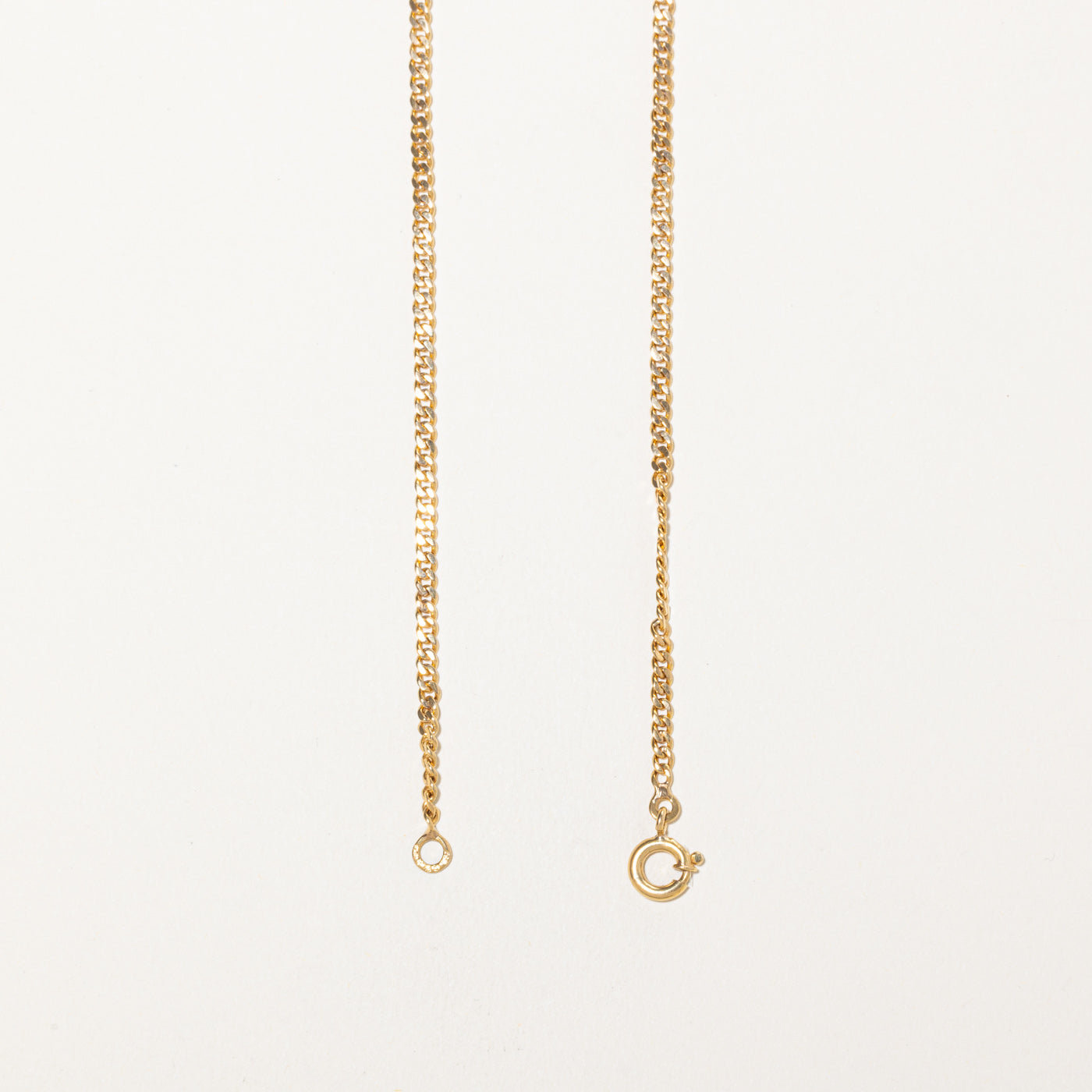 18k Yellow Gold Curb Link Chain | 24"