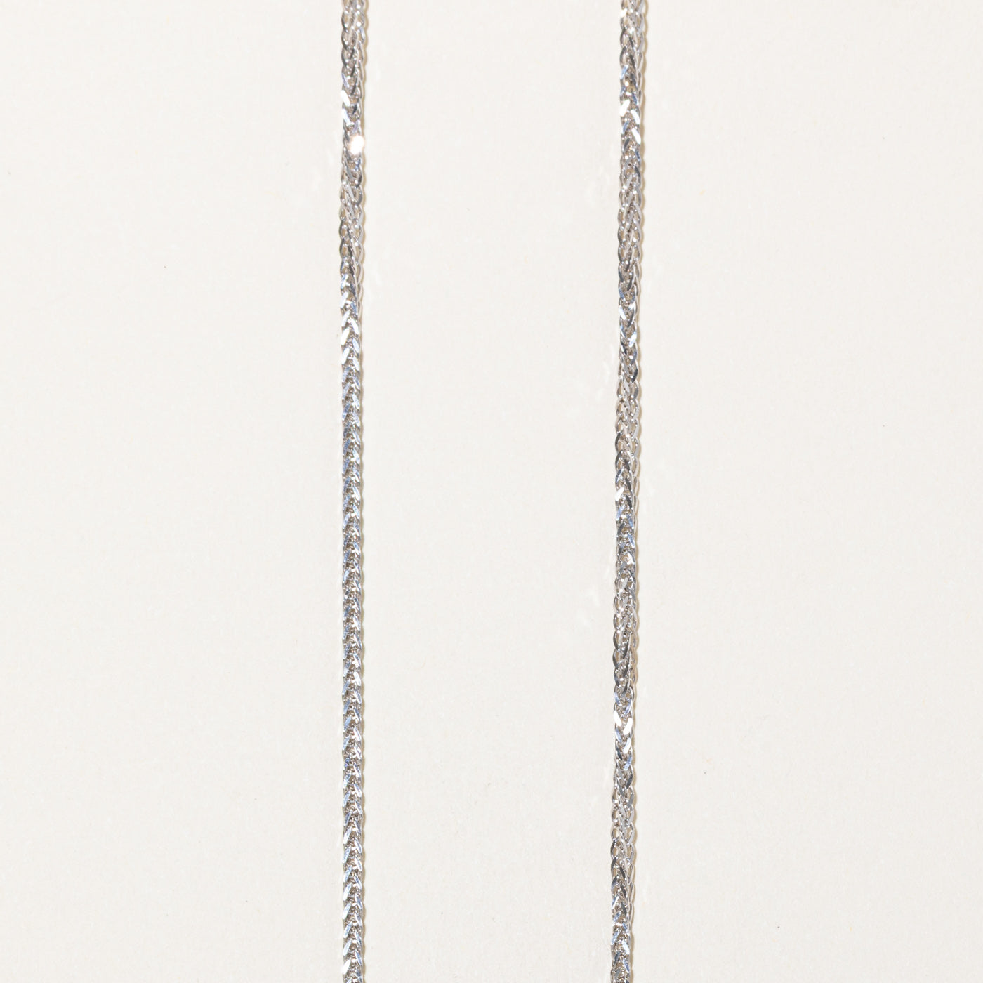 18k White Gold Franco Chain | 20"