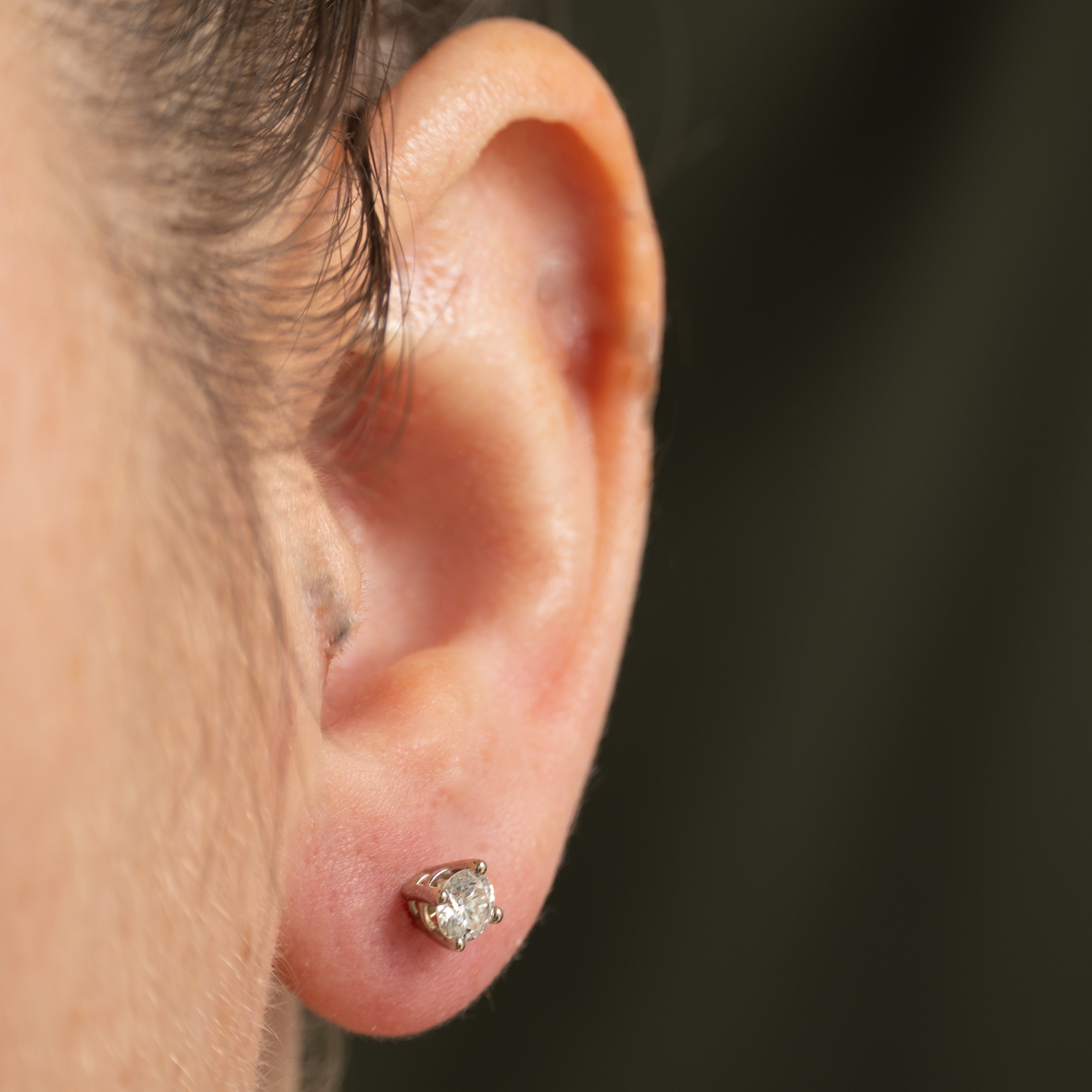 '100 Ways' White Gold Diamond Stud Earrings | 0.57ctw