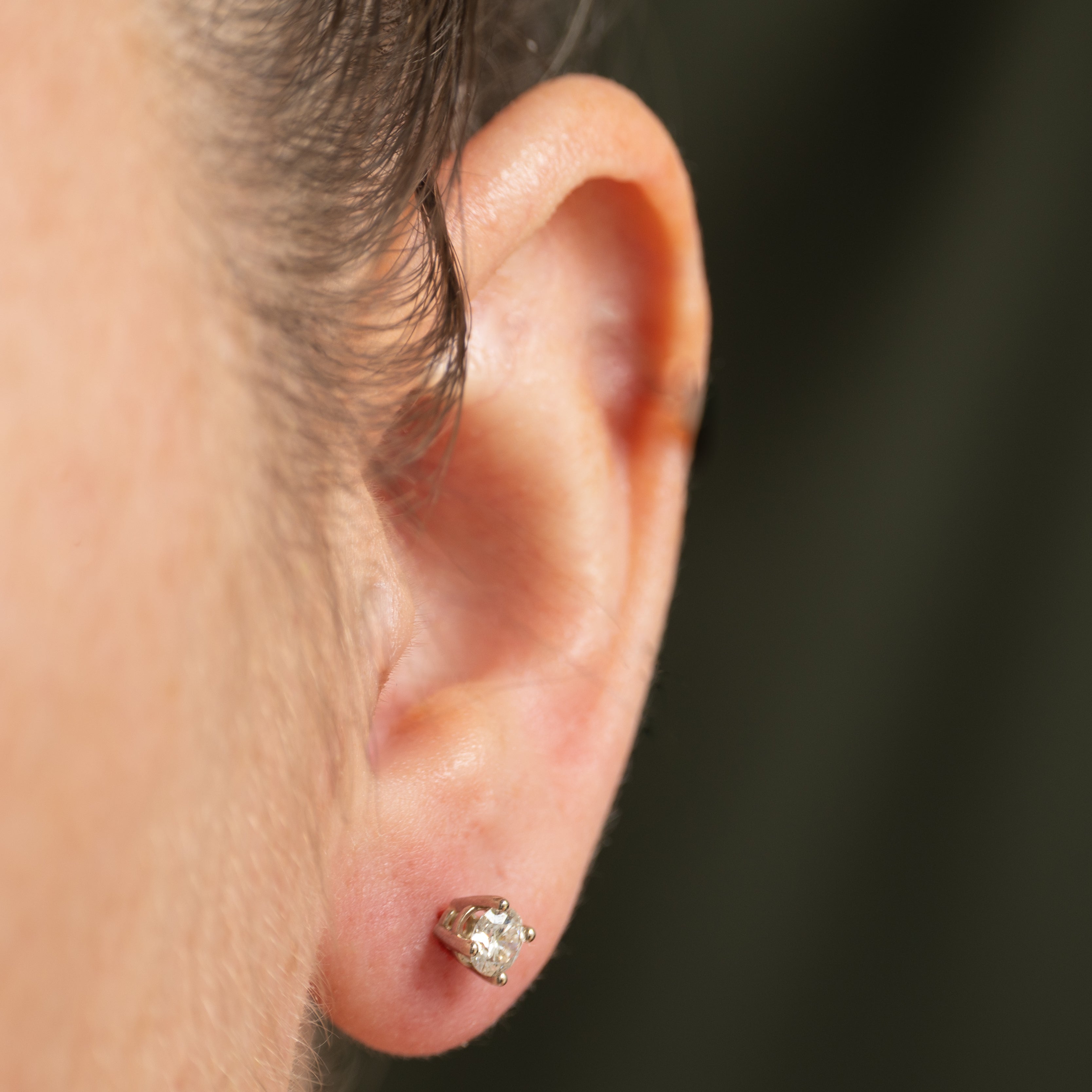 '100 Ways' White Gold Diamond Stud Earrings | 0.57ctw