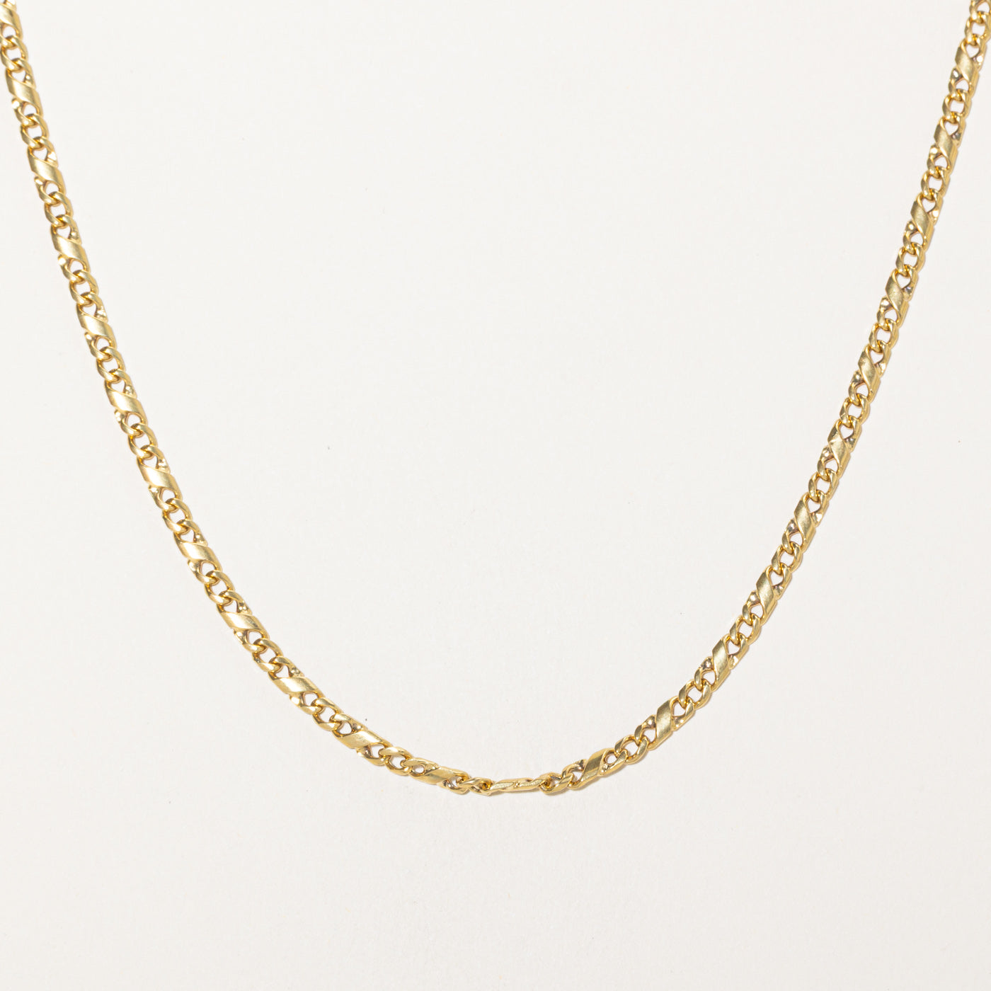 18k Yellow Gold Figarucci Chain | 20"
