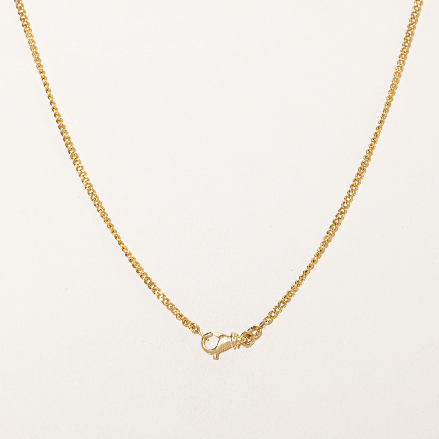 18k Yellow Gold Curb Link Chain | 26"