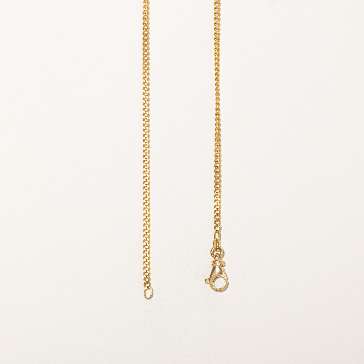 18k Yellow Gold Curb Link Chain | 26"