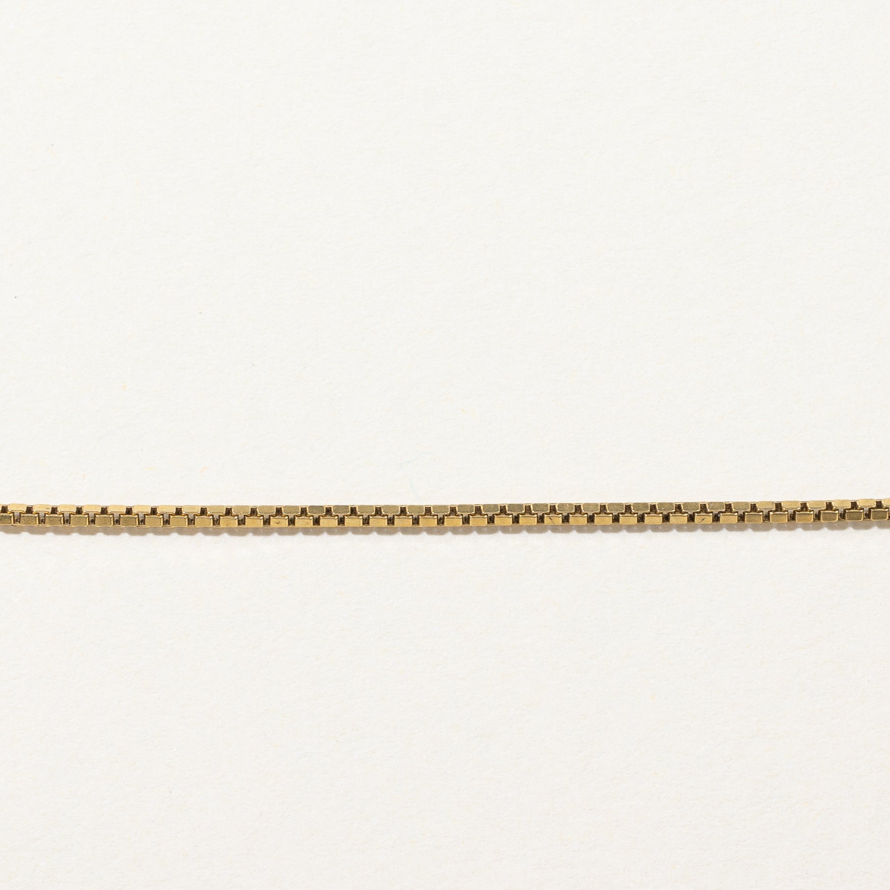 18k Yellow Gold Box Chain | 24" |