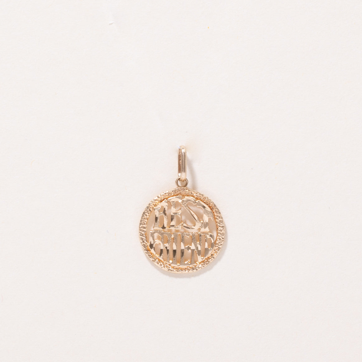 10k Yellow Gold Best Friend Charm