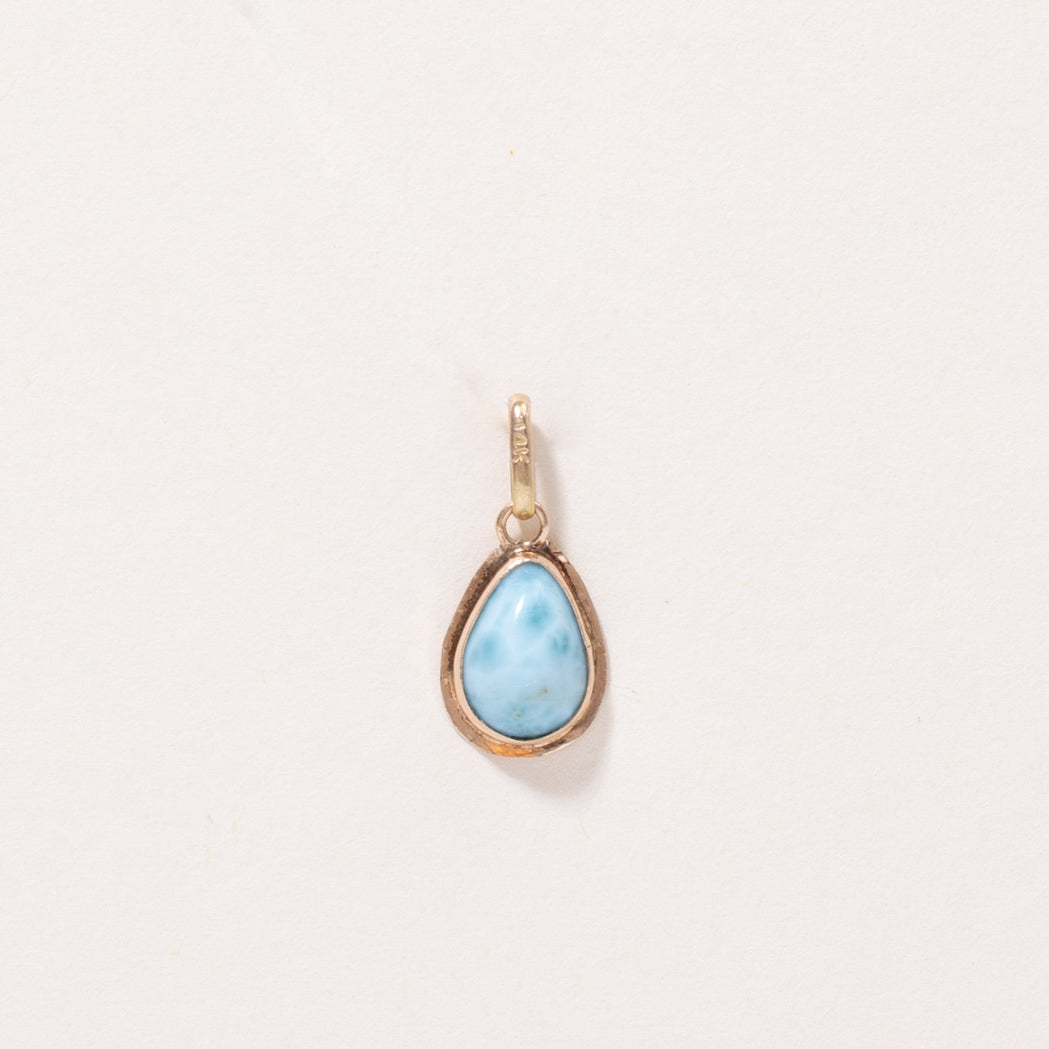 Pendentif en larimar | 1,50 ct | 