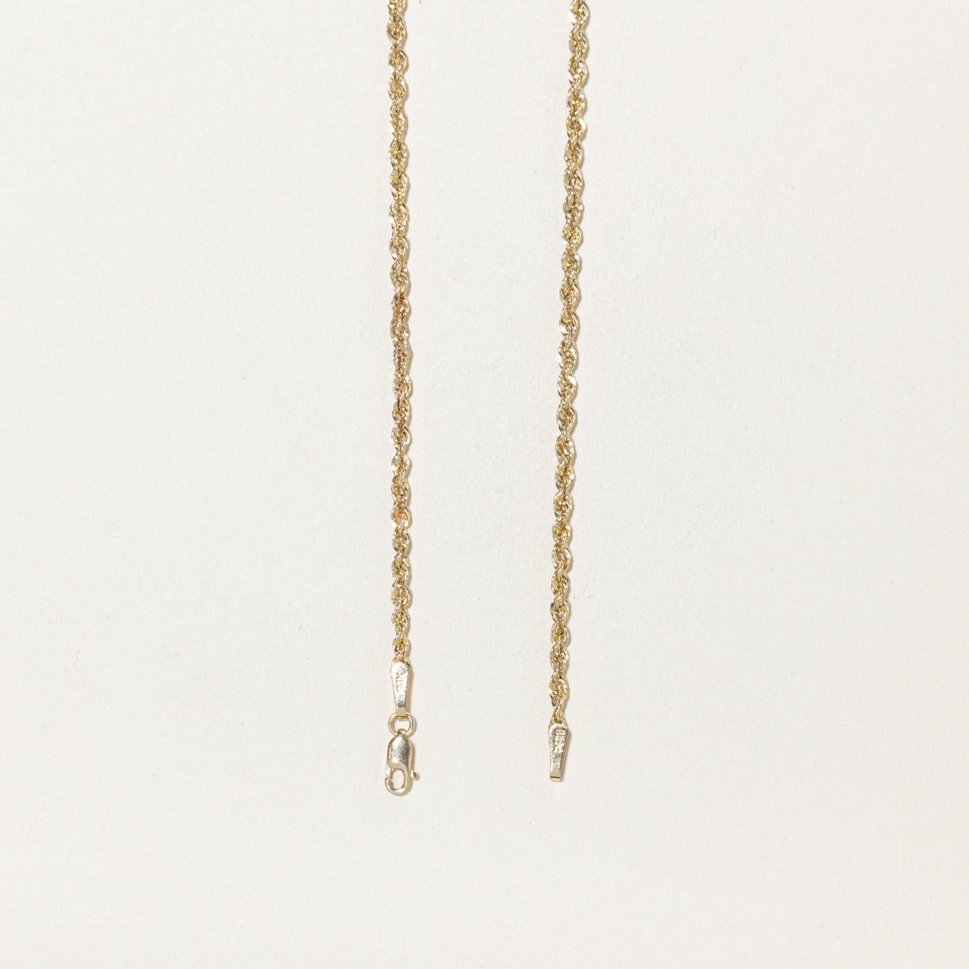 10k Yellow Gold Rope Chain | 19"