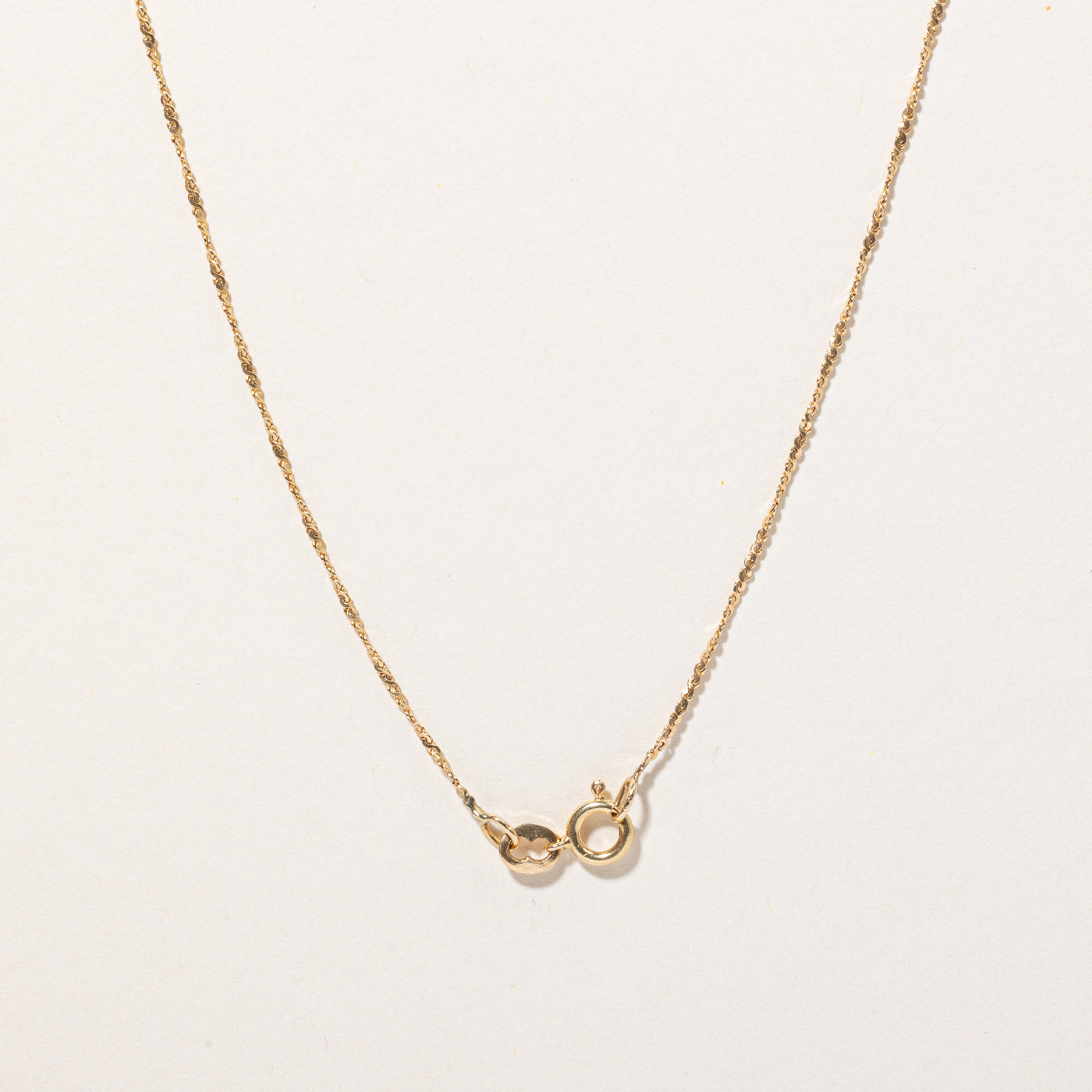 Diamond Scoop Pendant Necklace | 0.32ctw | 16