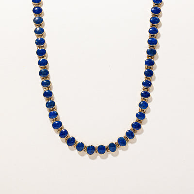 Lapis Lazuli Link Necklace | 28.00ctw | 16