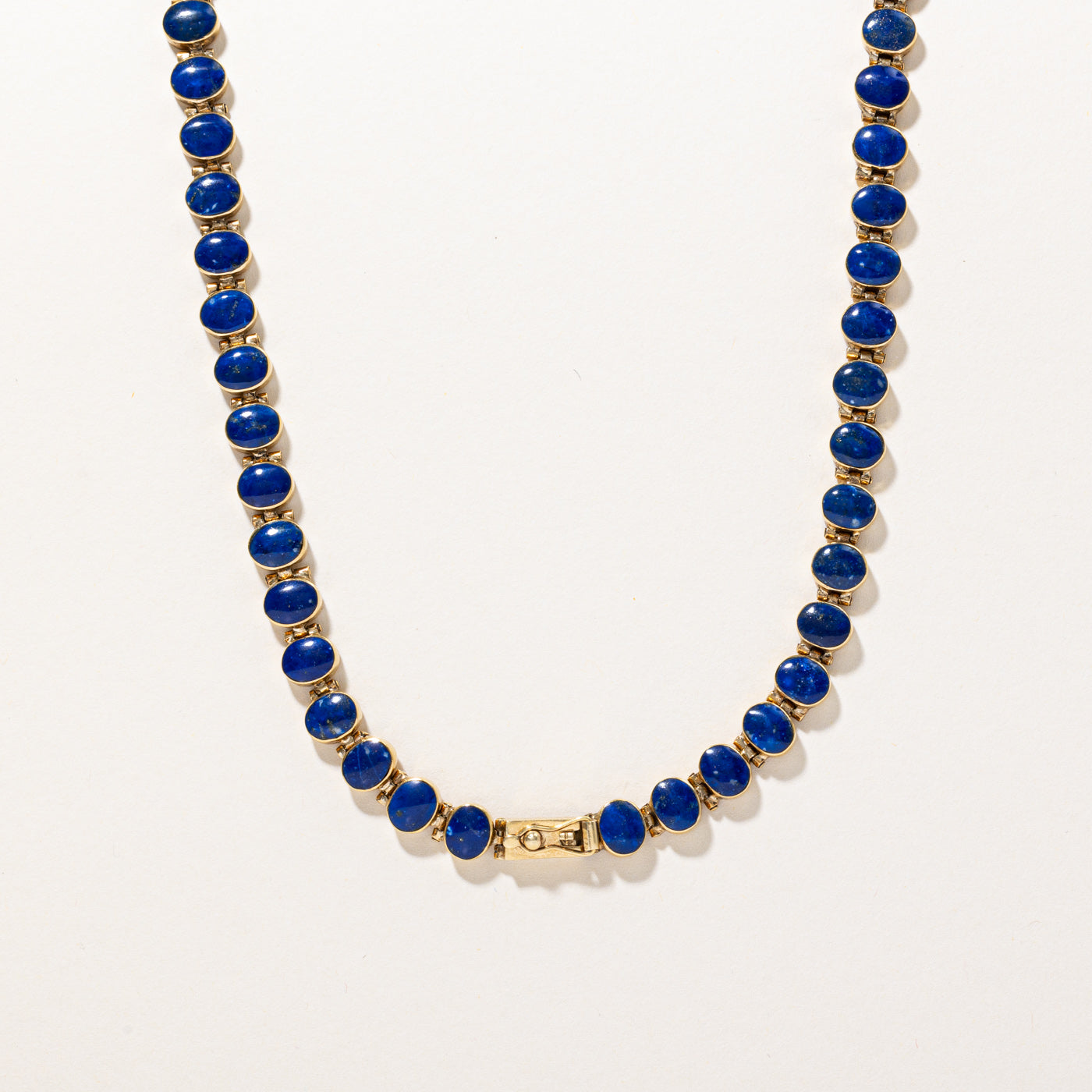 Lapis Lazuli Link Necklace | 28.00ctw | 16