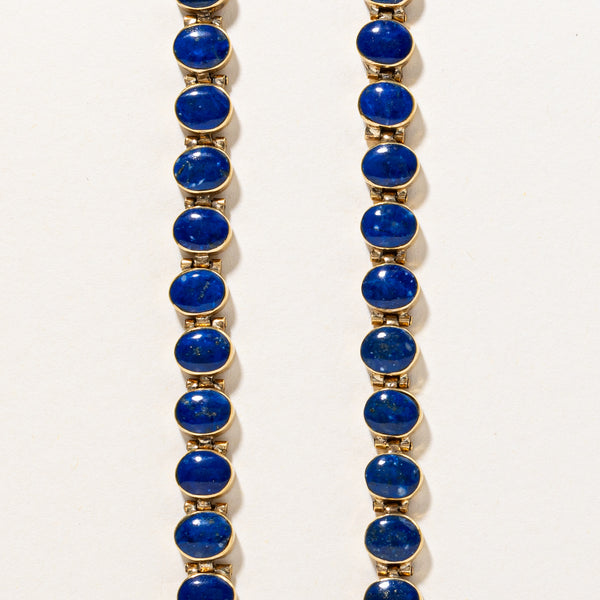 Lapis Lazuli Link Necklace | 28.00ctw | 16