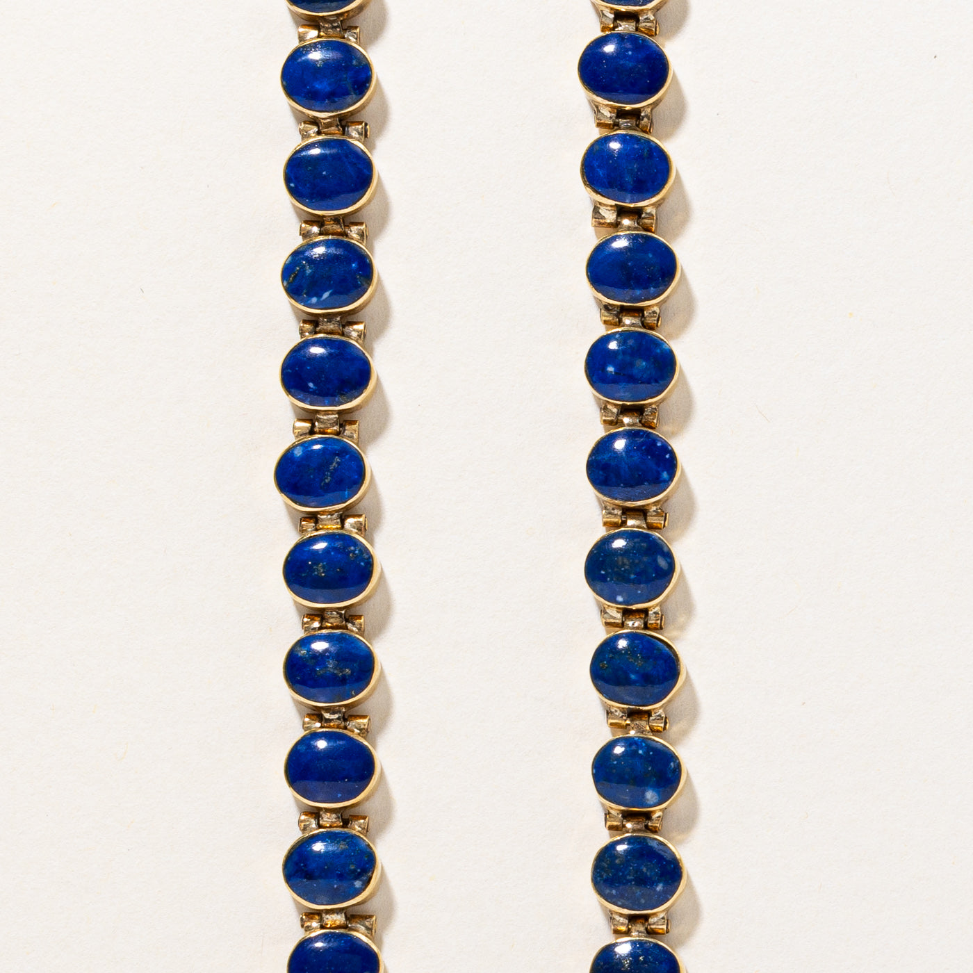 Lapis Lazuli Link Necklace | 28.00ctw | 16" |