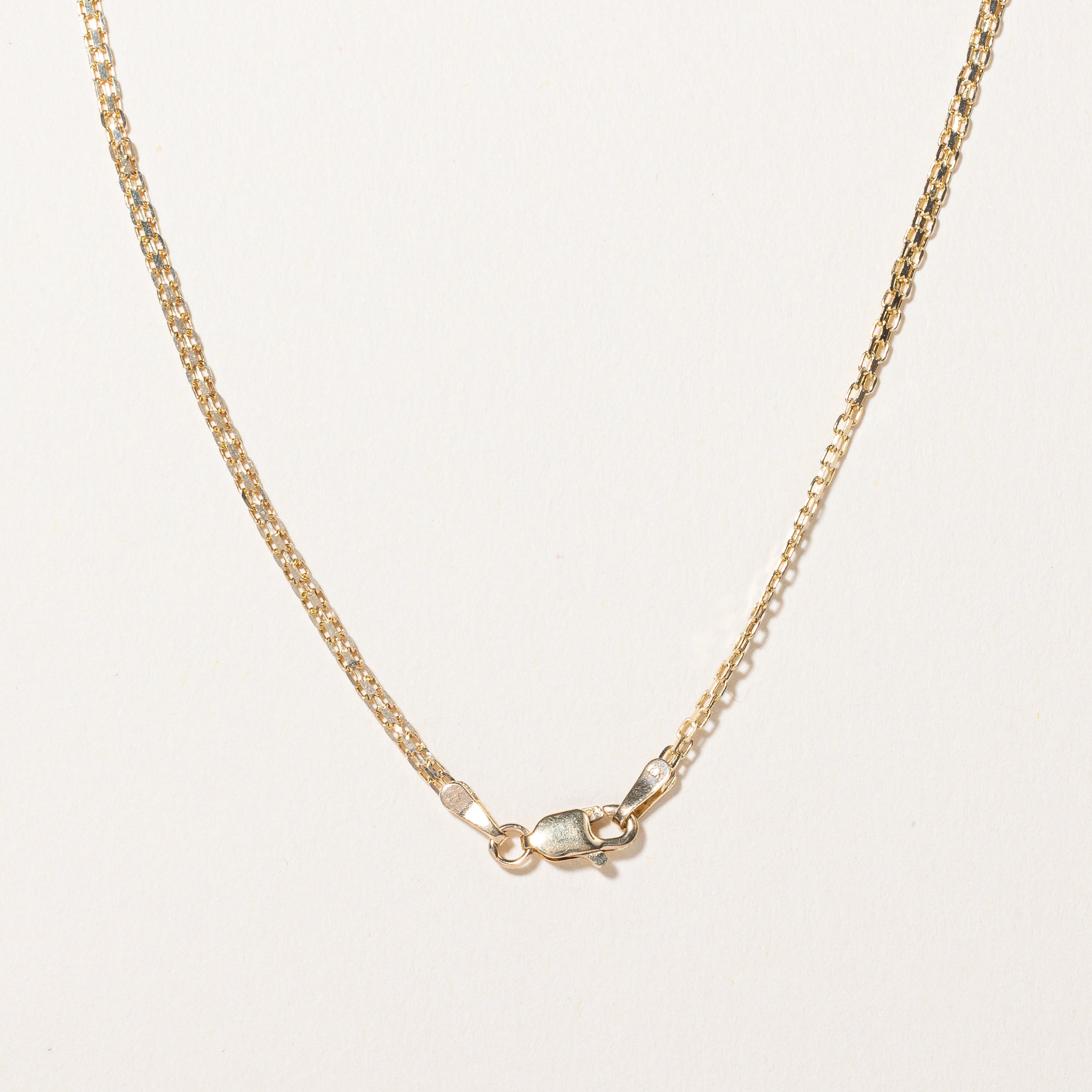 Synthetic Sapphire & Natural Diamond Necklace | 2.50ctw, 0.04ctw | 18" |