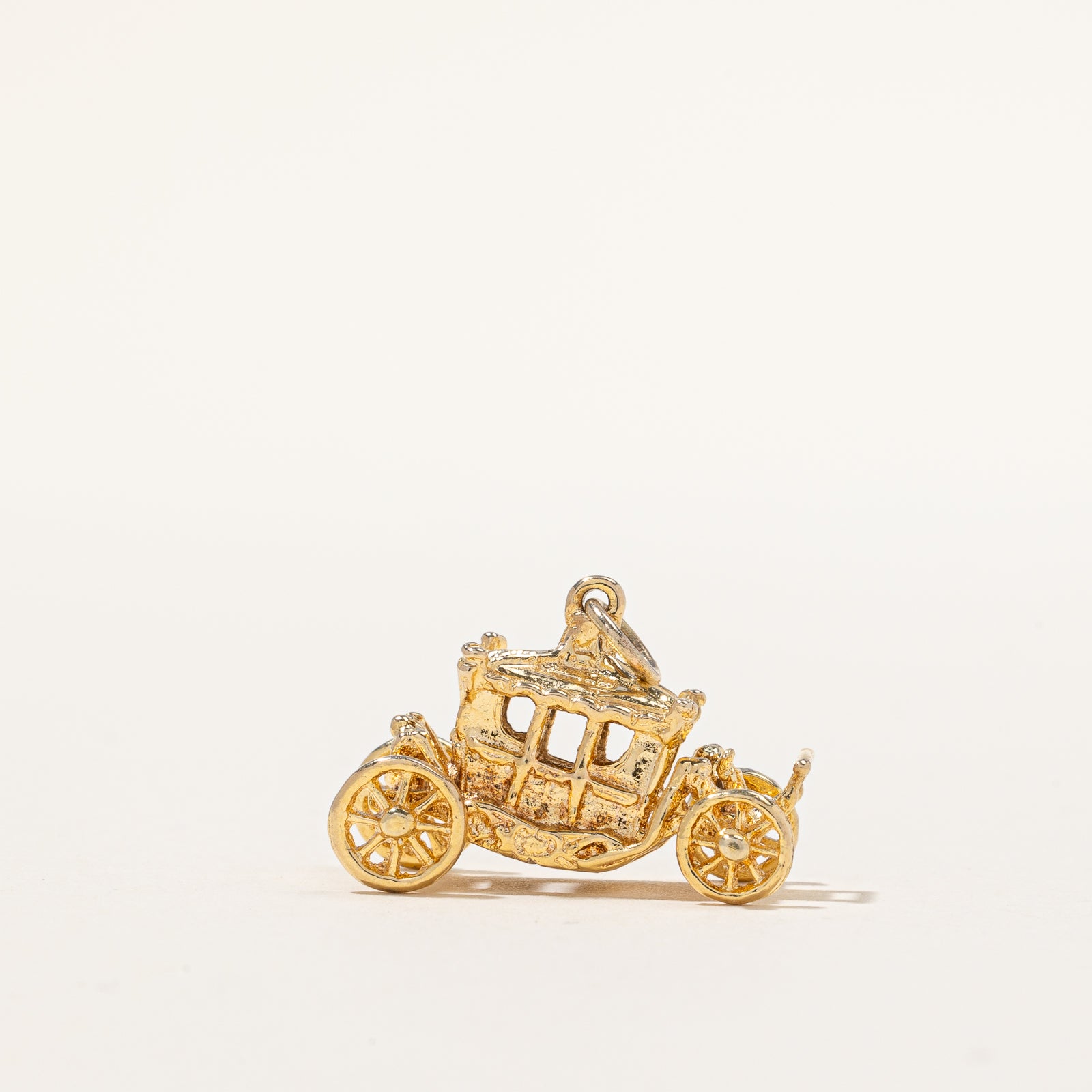 10k Gold Carriage Charm