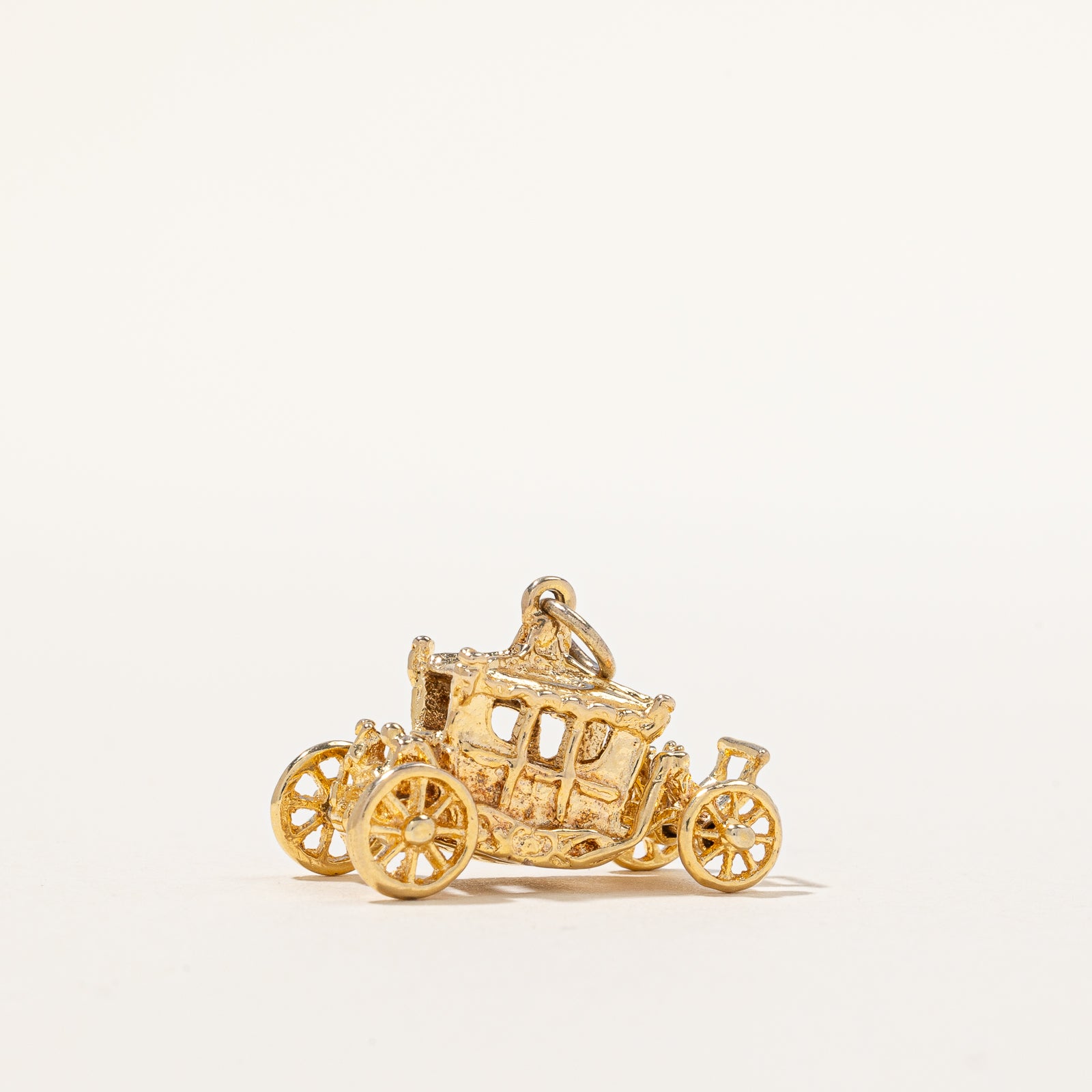 10k Gold Carriage Charm