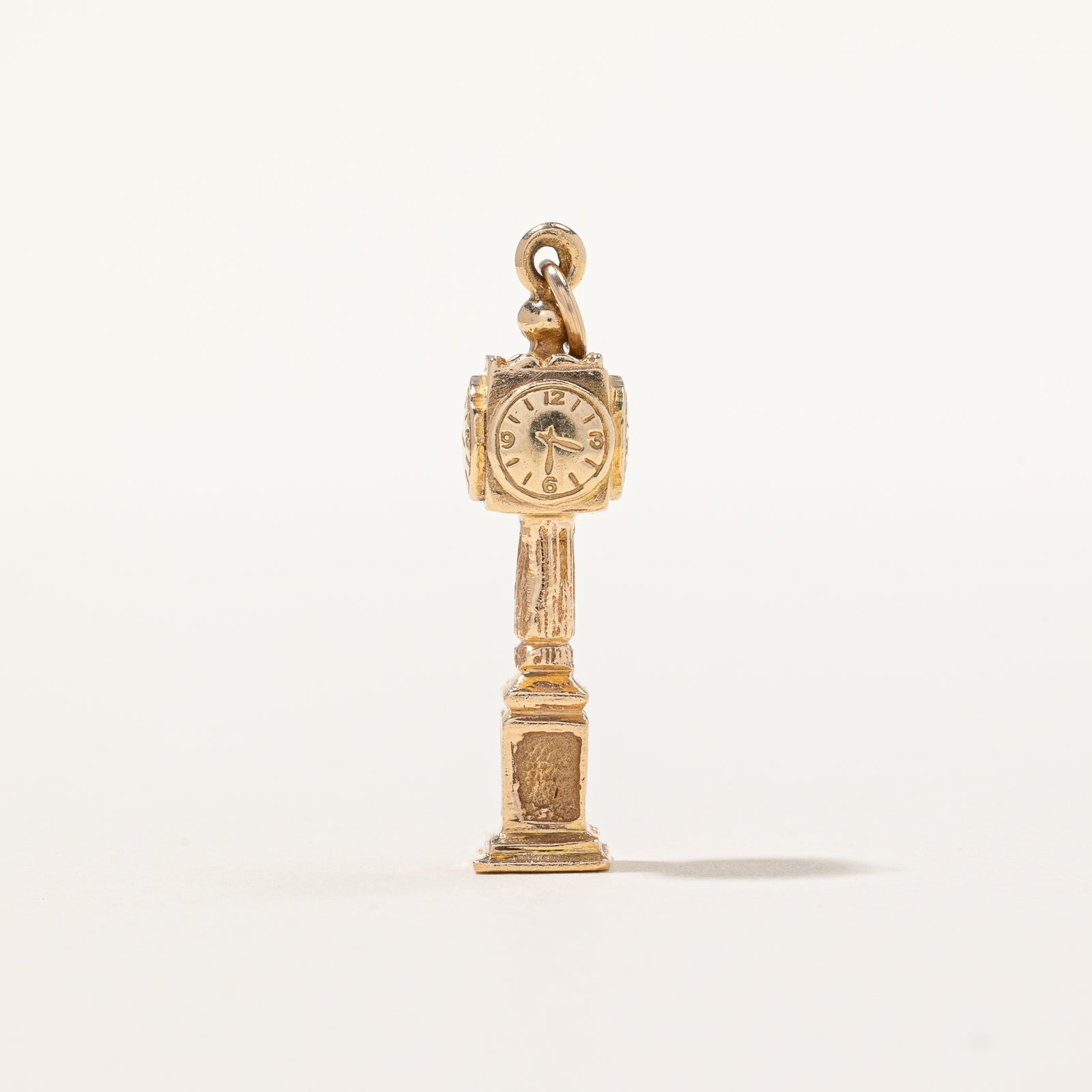 Birks' 10k Yellow Gold Clock Charm