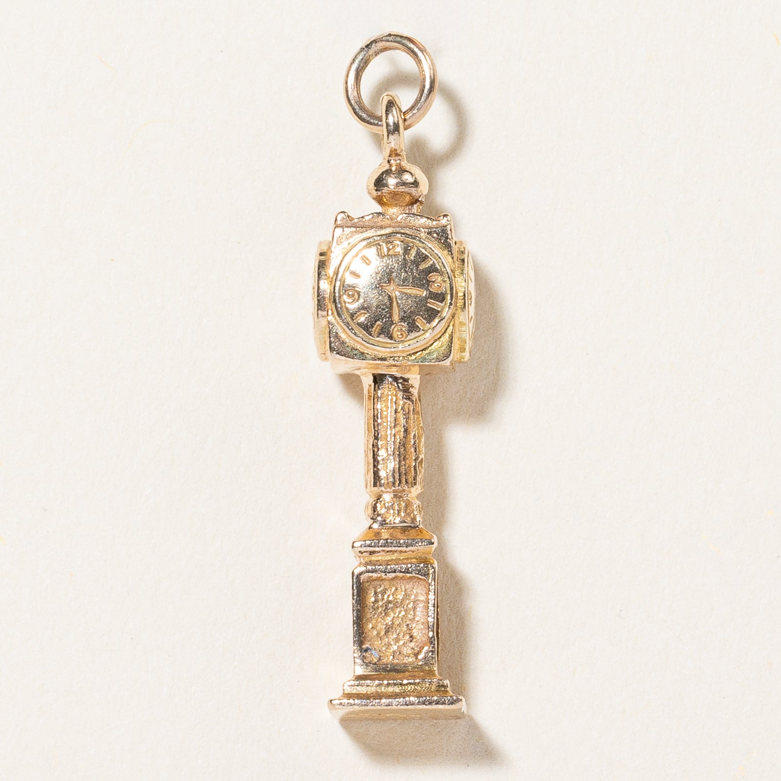 Birks' 10k Yellow Gold Clock Charm