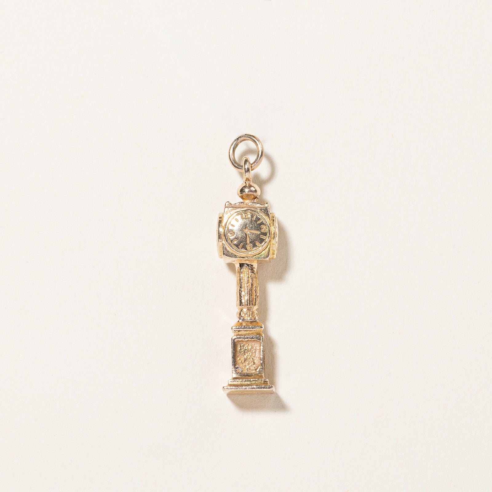 Birks' 10k Yellow Gold Clock Charm