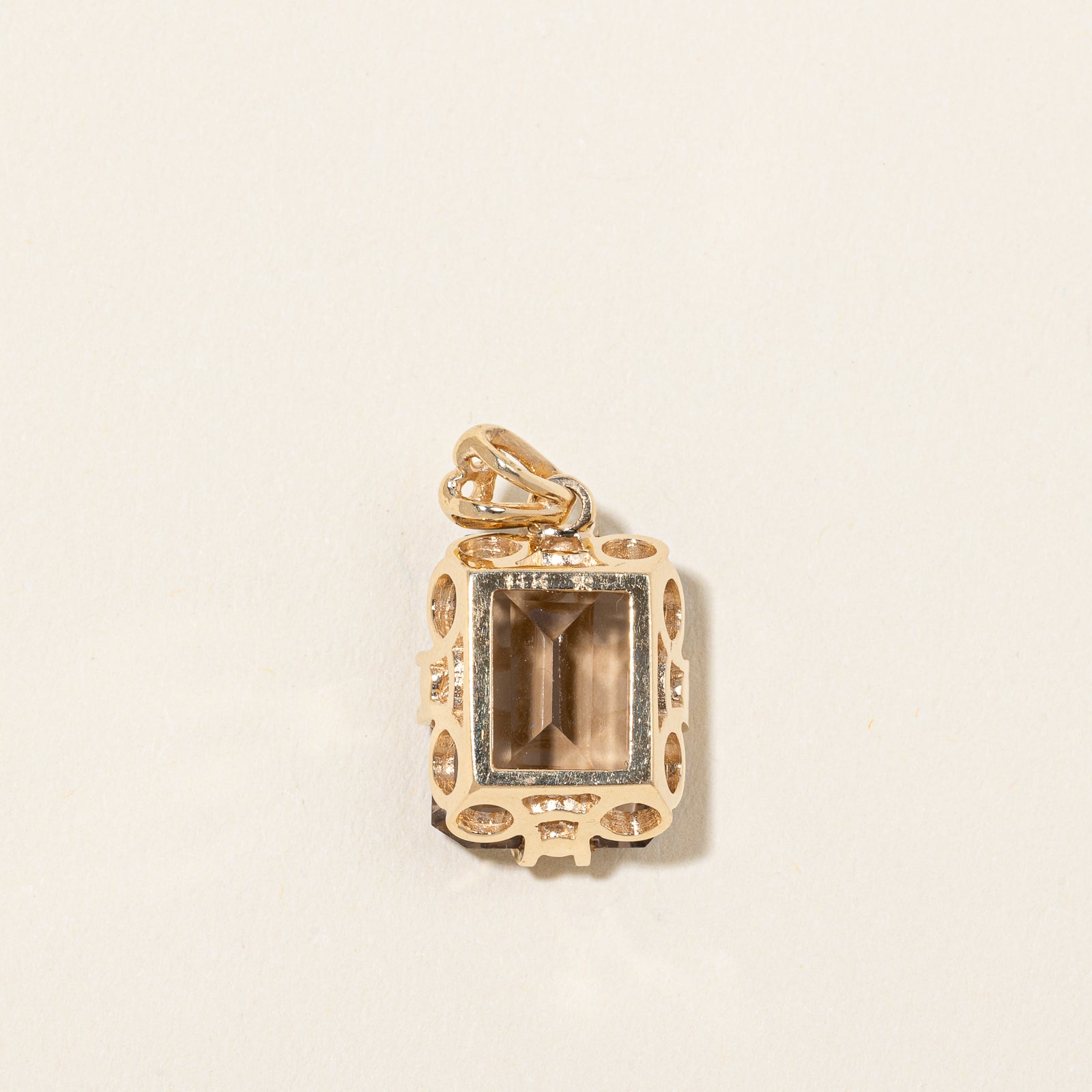 Filigree Smoky Quartz Pendant | 9.75ct |