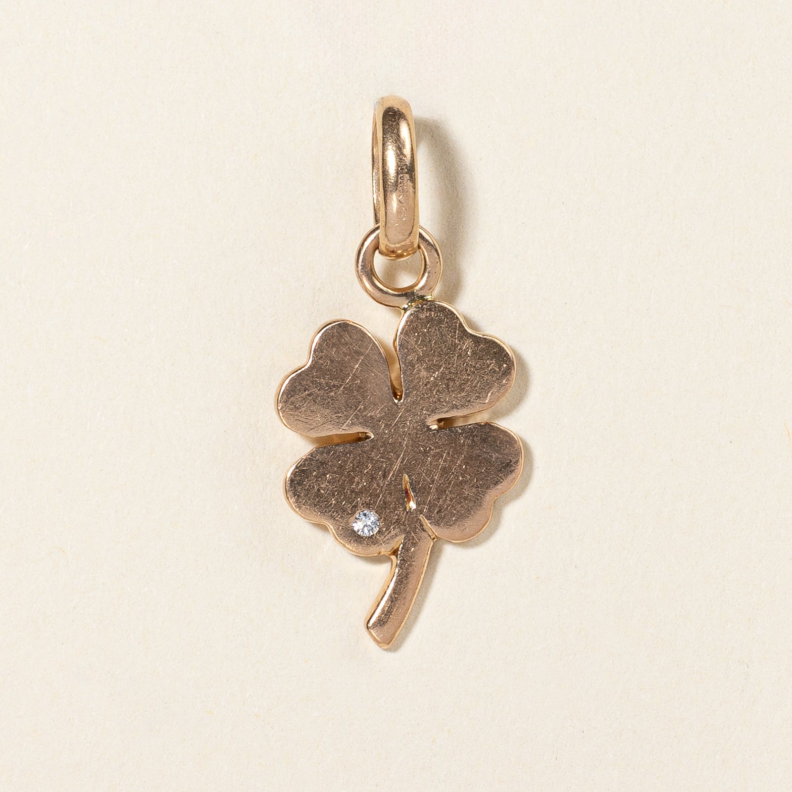 Diamond Four Leaf Clover Pendant | 0.01ct |