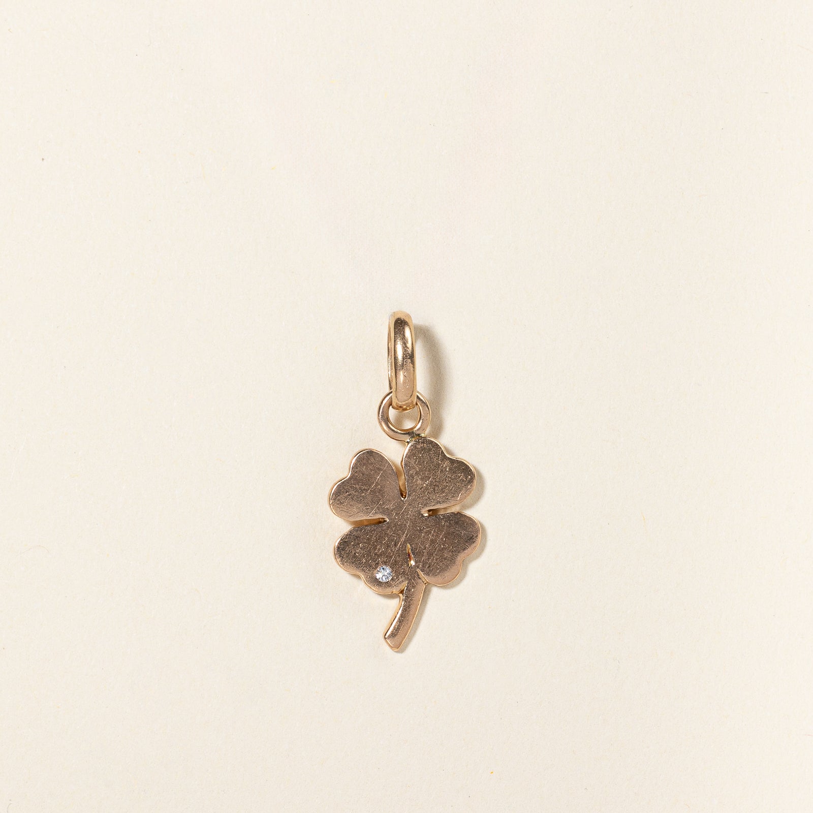 Diamond Four Leaf Clover Pendant | 0.01ct |